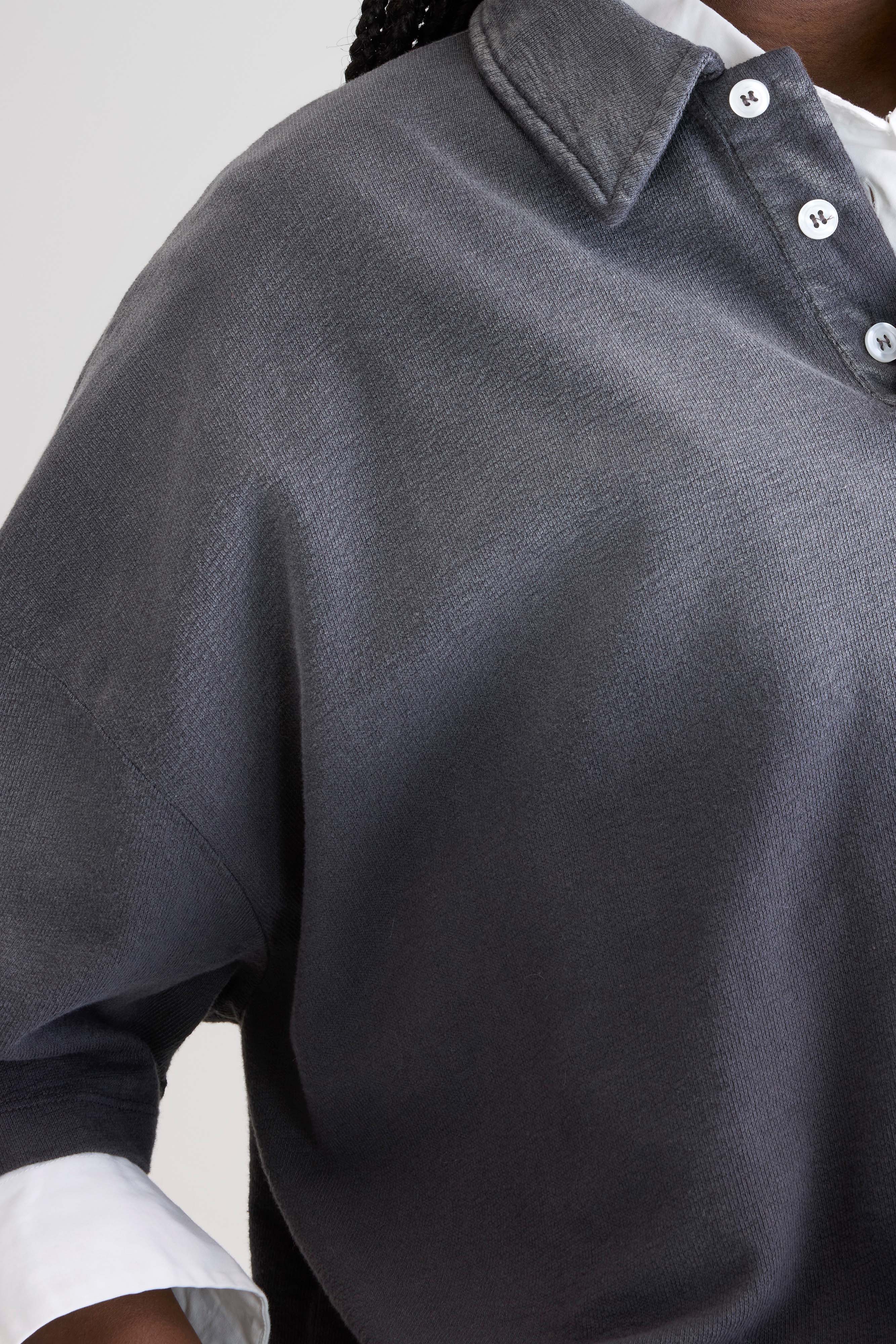 Foolo short-sleeve polo (252 / W / BLACK BLUE)