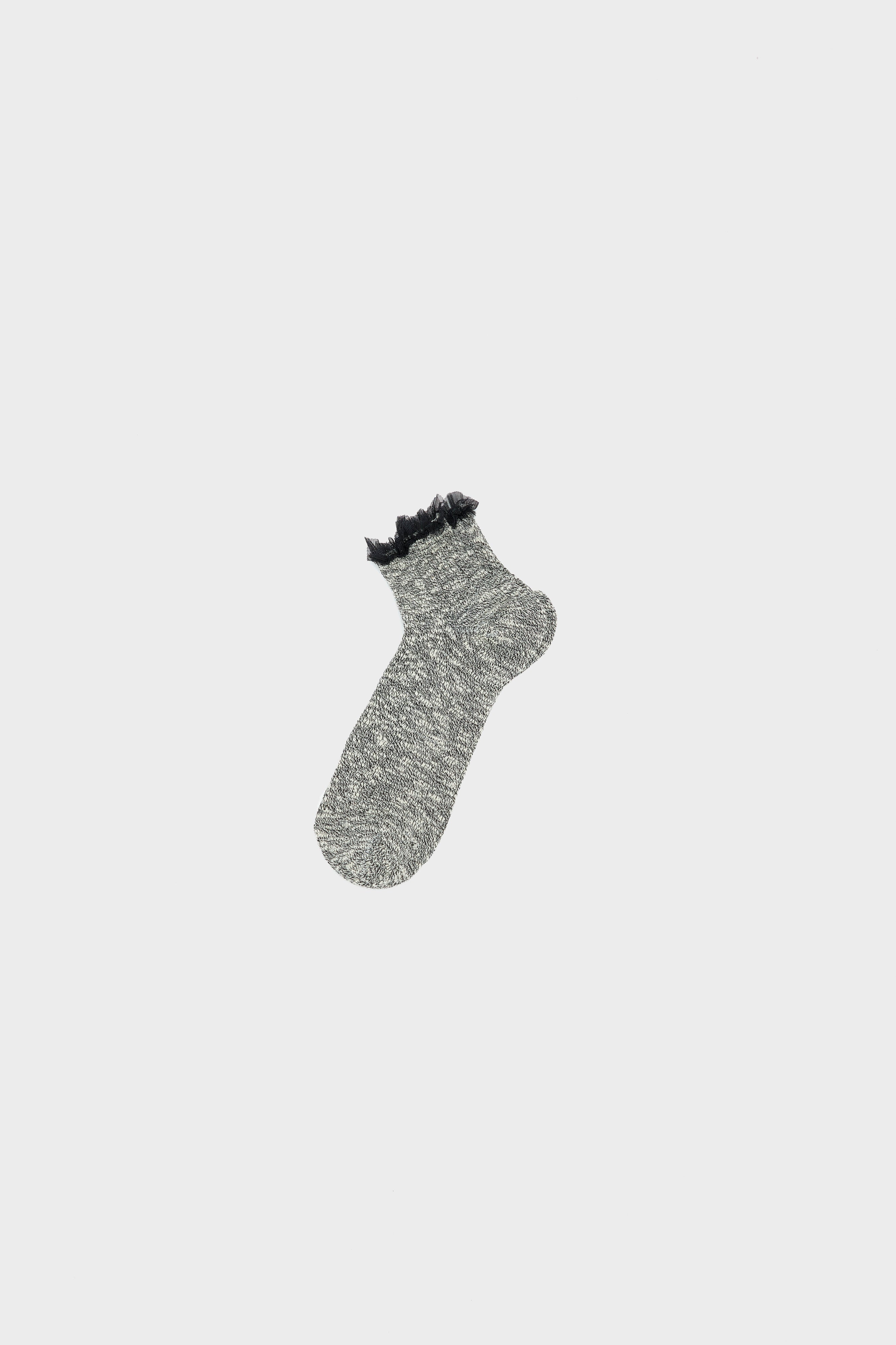 Basoli ankle socks (261 / W / OFF BLACK)