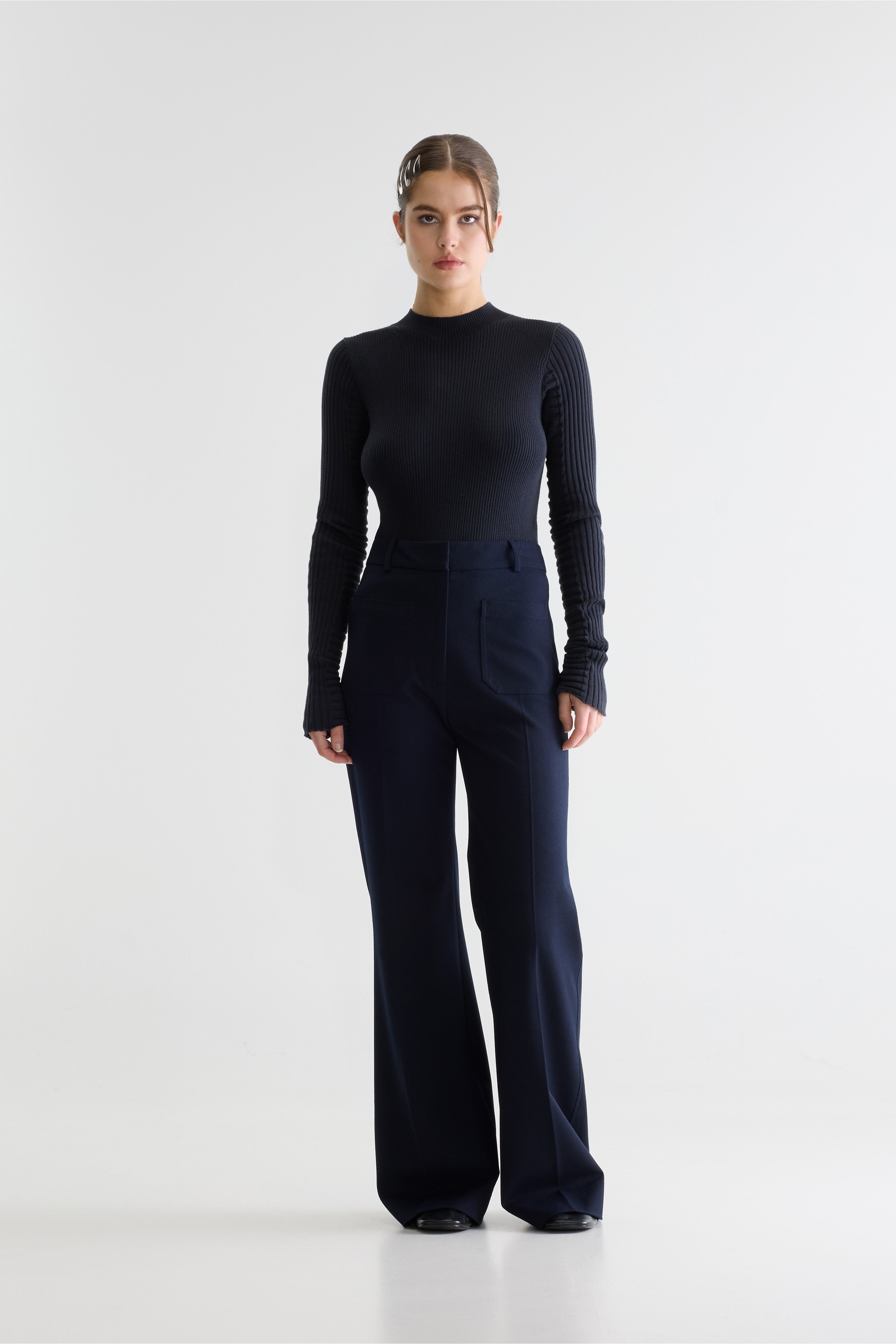 Vinh slim trousers (261 / W / DARK NAVY)