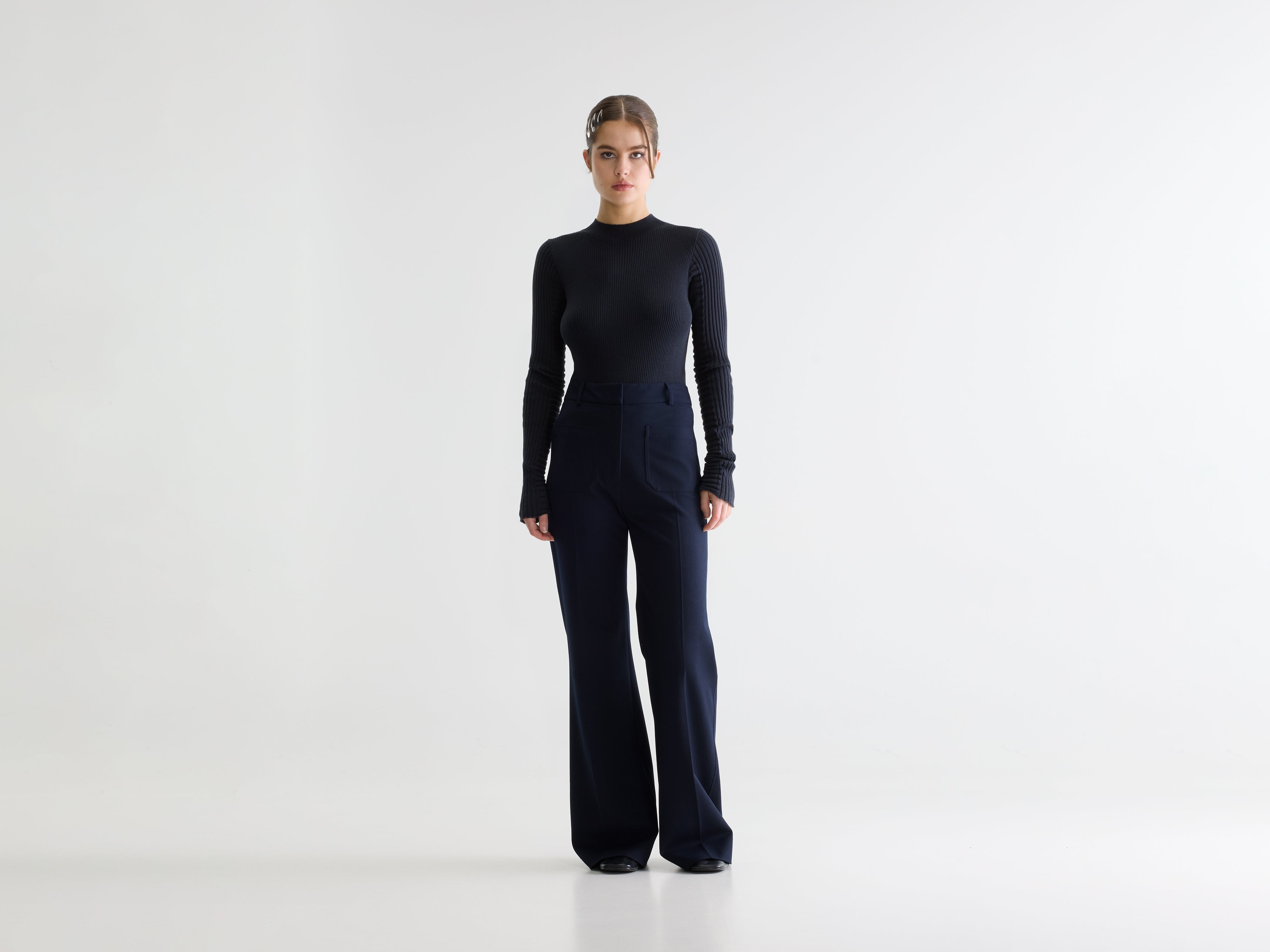 Vinh slim trousers (261 / W / DARK NAVY)
