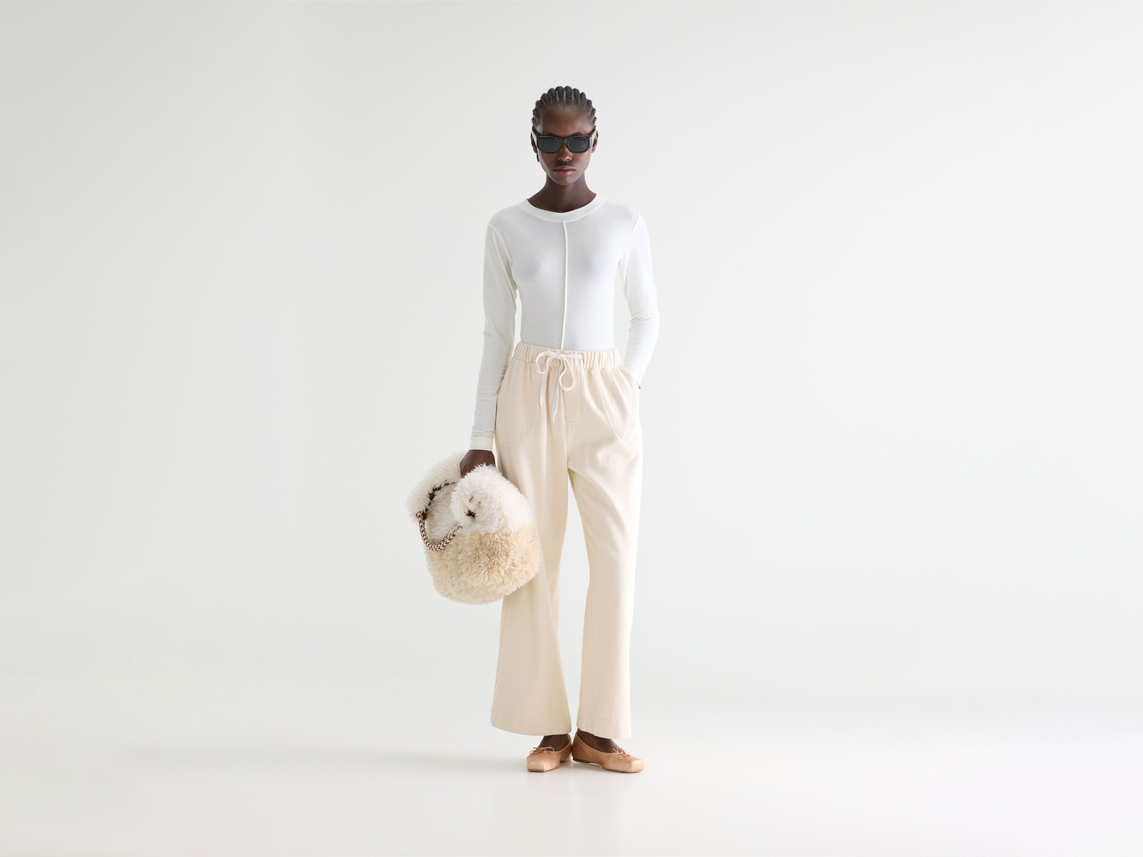 Juna relaxed trousers (261 / W / NATURAL)