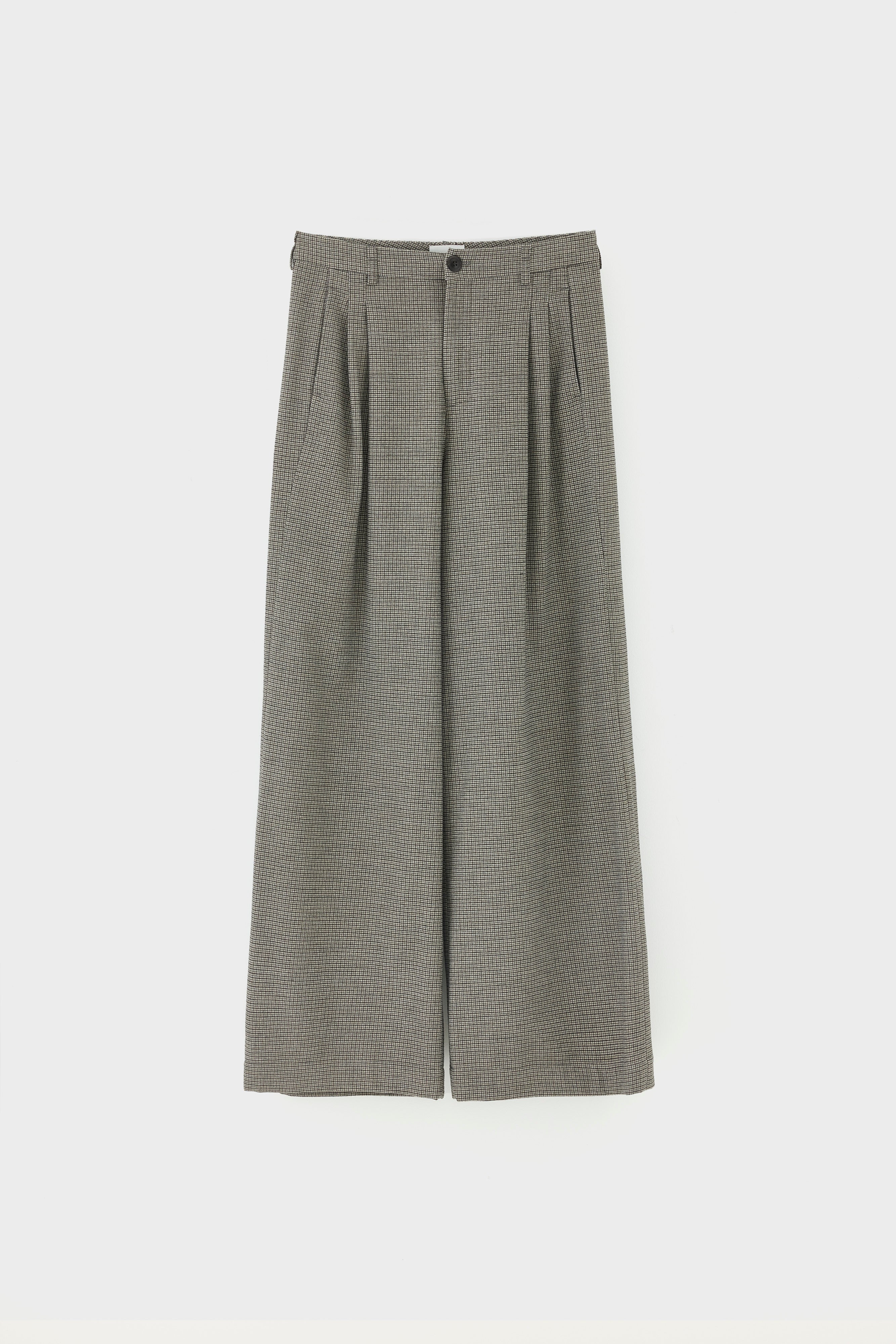 Volkert wide tailored trousers (261 / W / CHECK A)