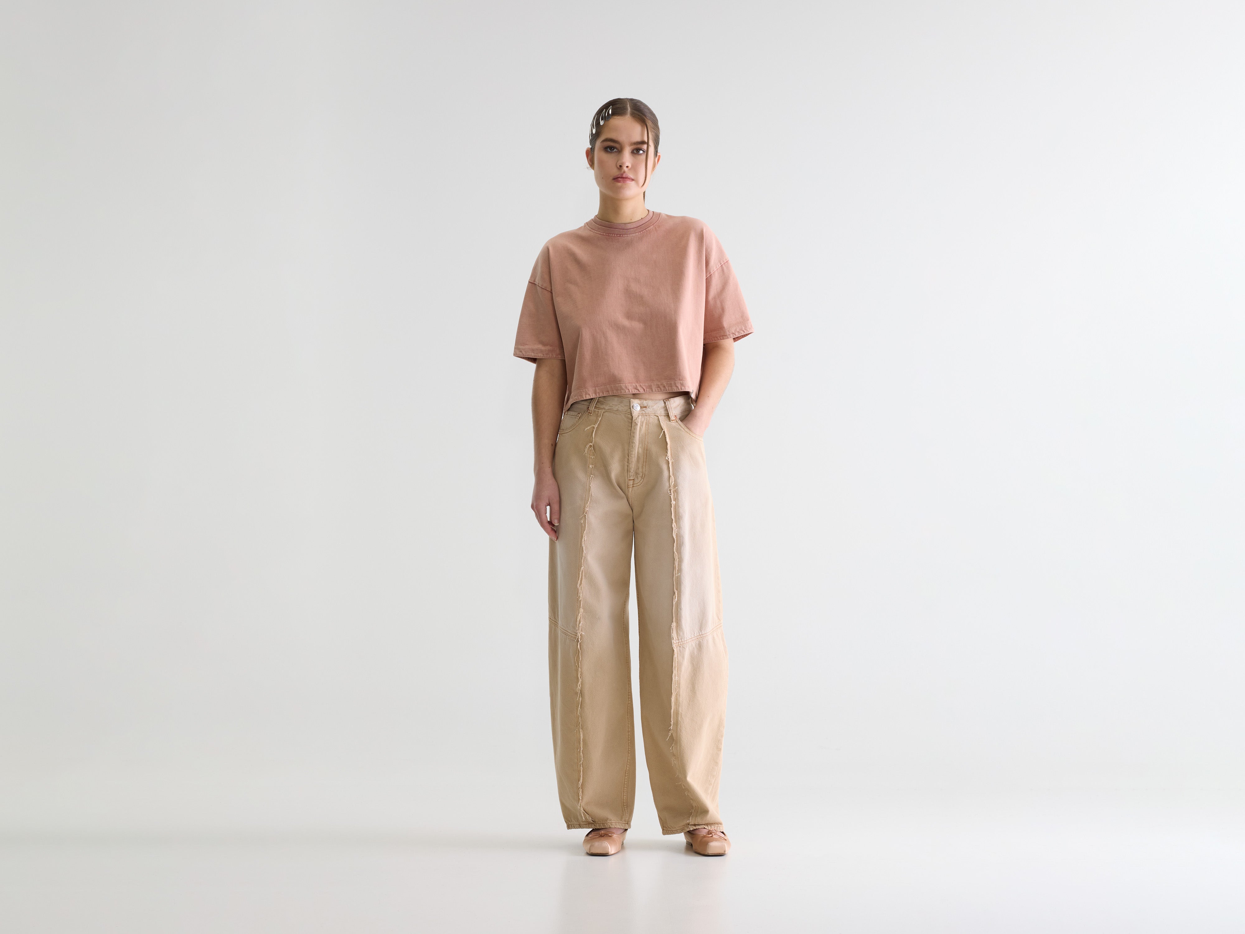 Denim N. 83 balloon jeans (261 / W / BEIGE STONE)