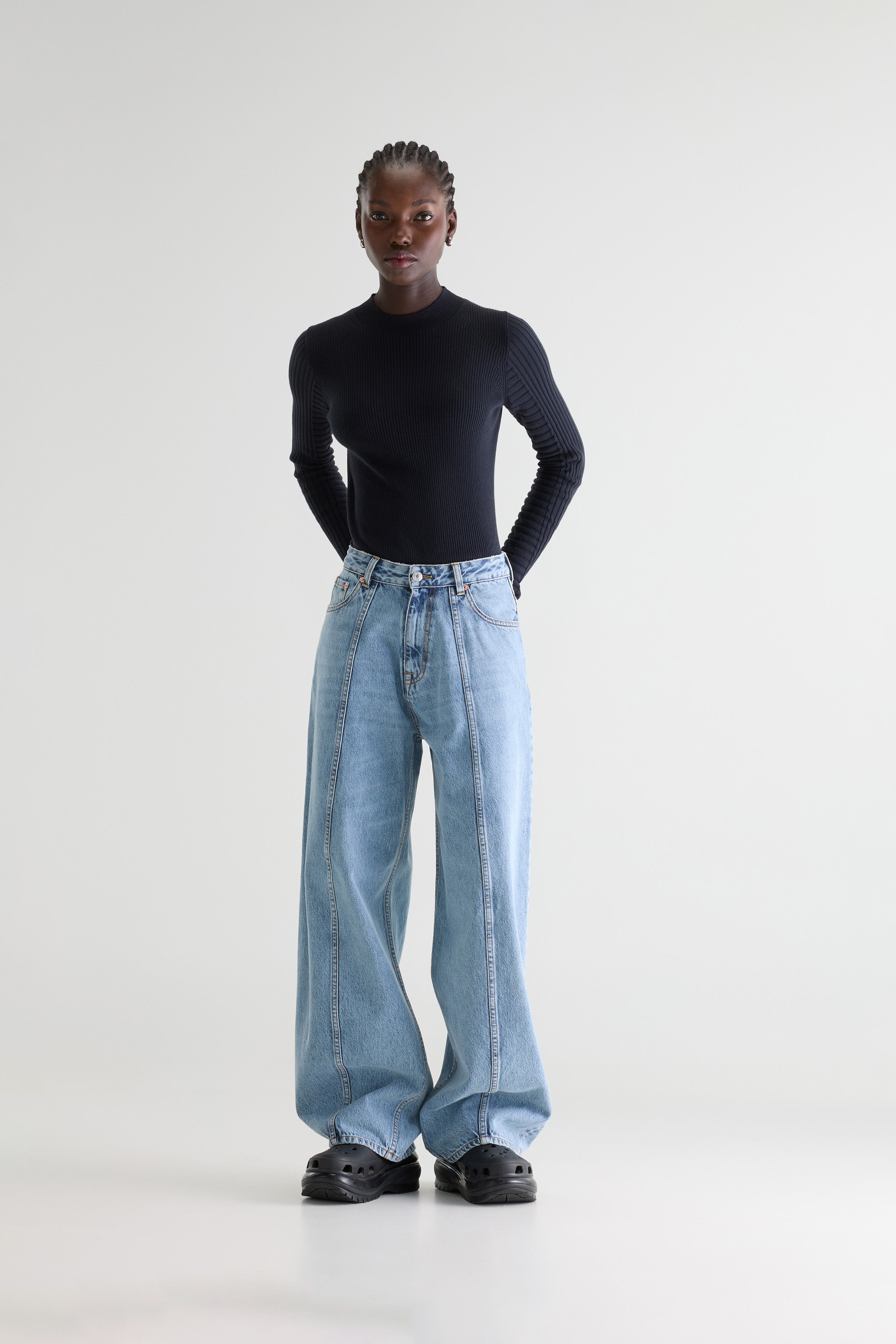Denim N. 83 Balloon Jeans - Used lt blue For Women | Bellerose