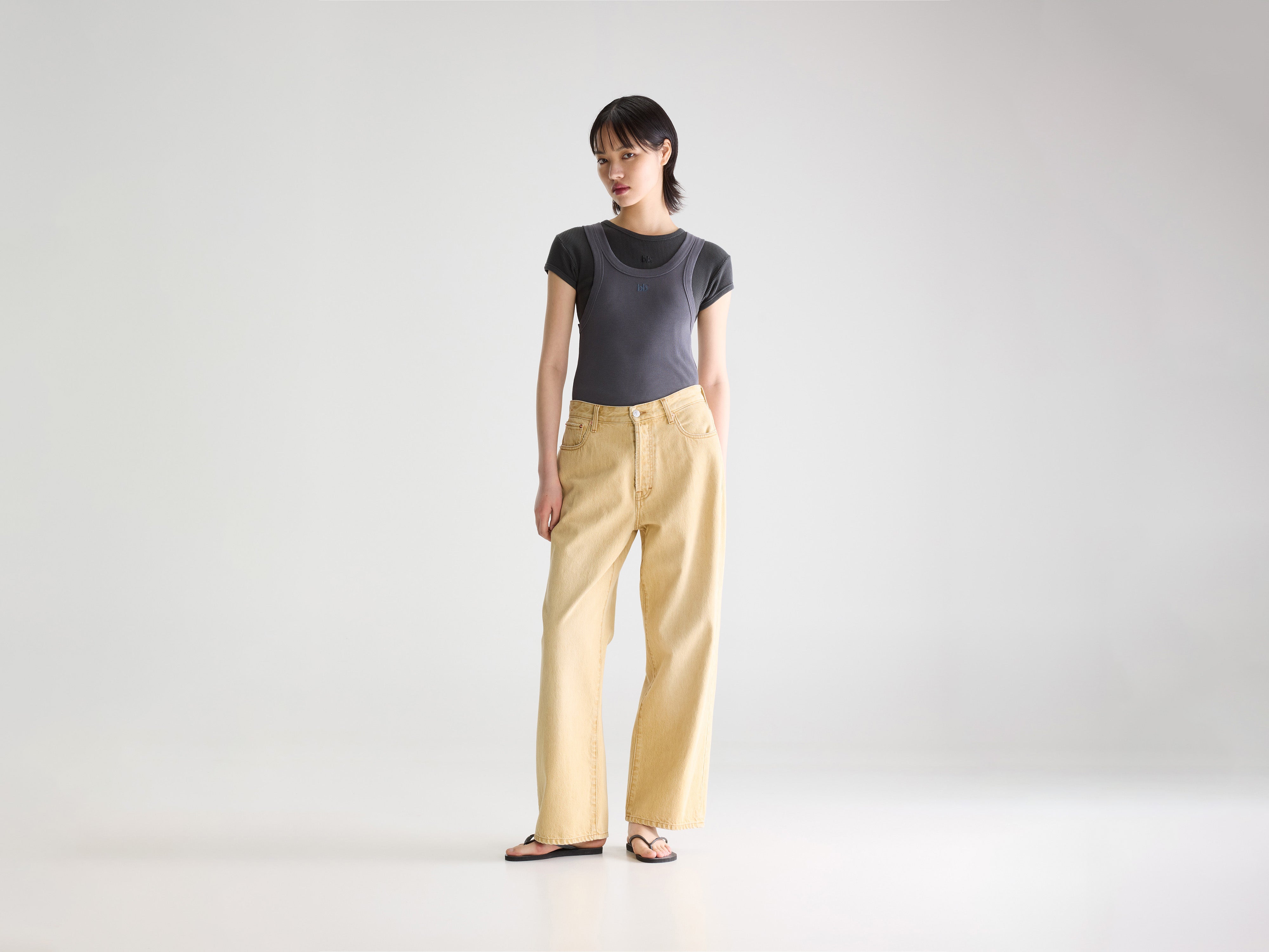 Denim N. 66 loose jeans (261 / W / SAND SNOW)