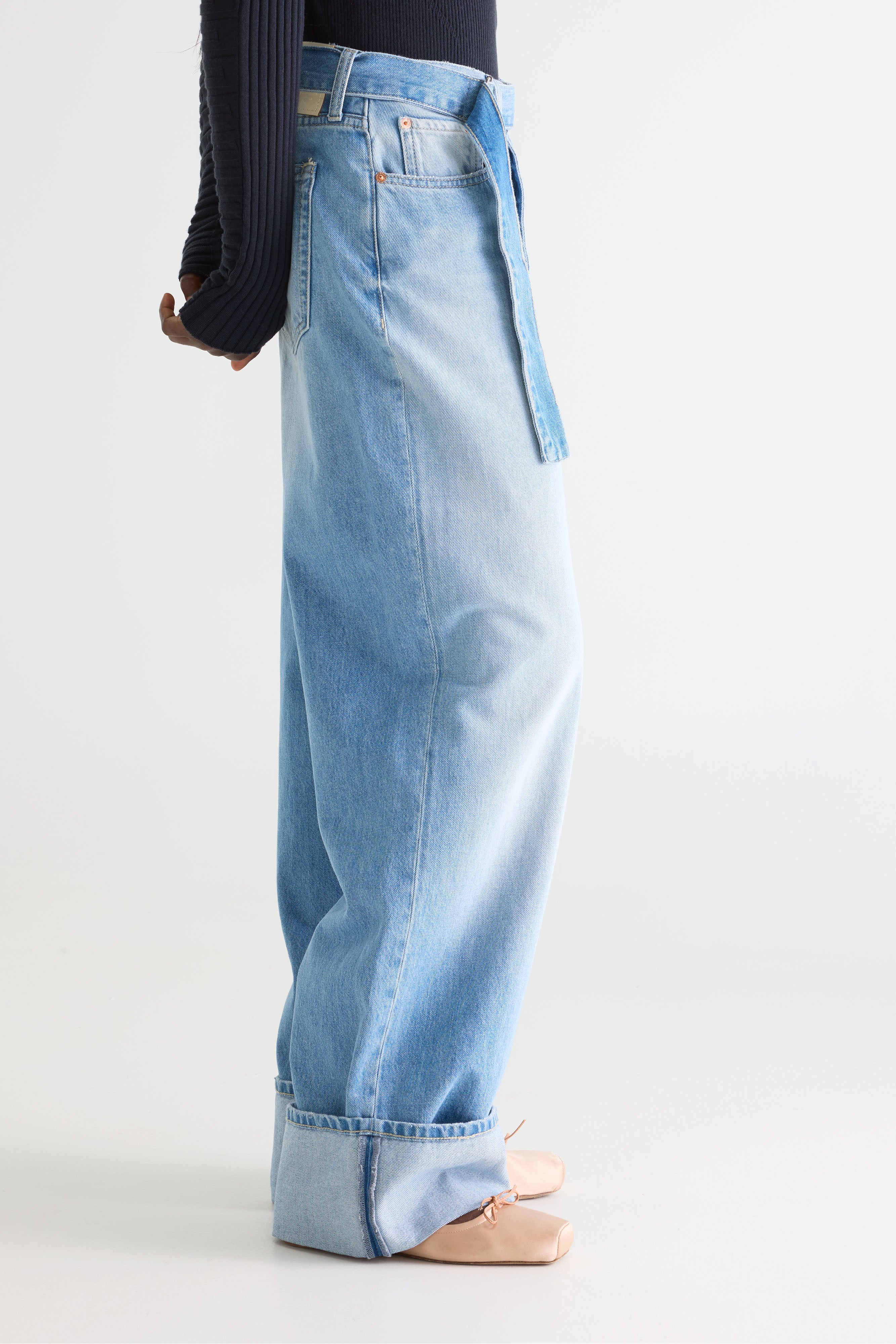 Denim N. 67 losse jeans (261 / W / USED LT BLUE)