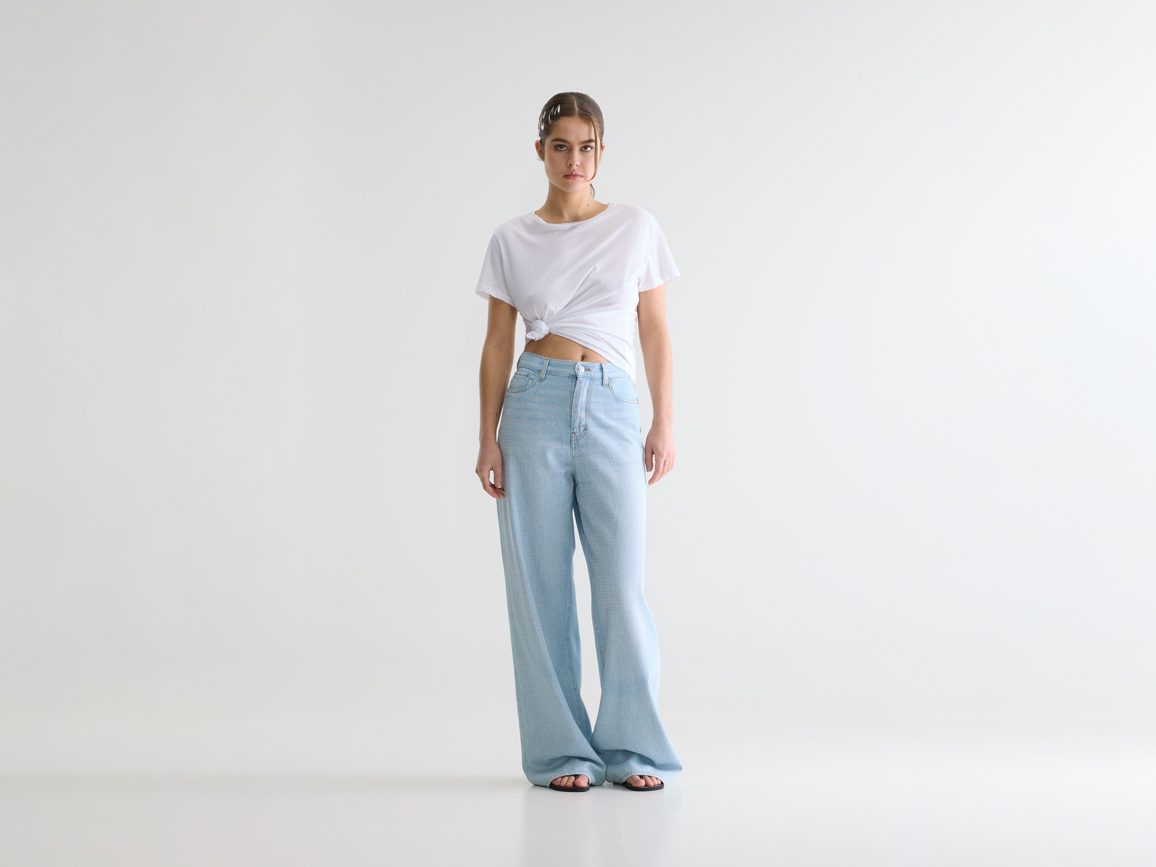 Denim N. 64 wide jeans (261 / W / BLEACH)
