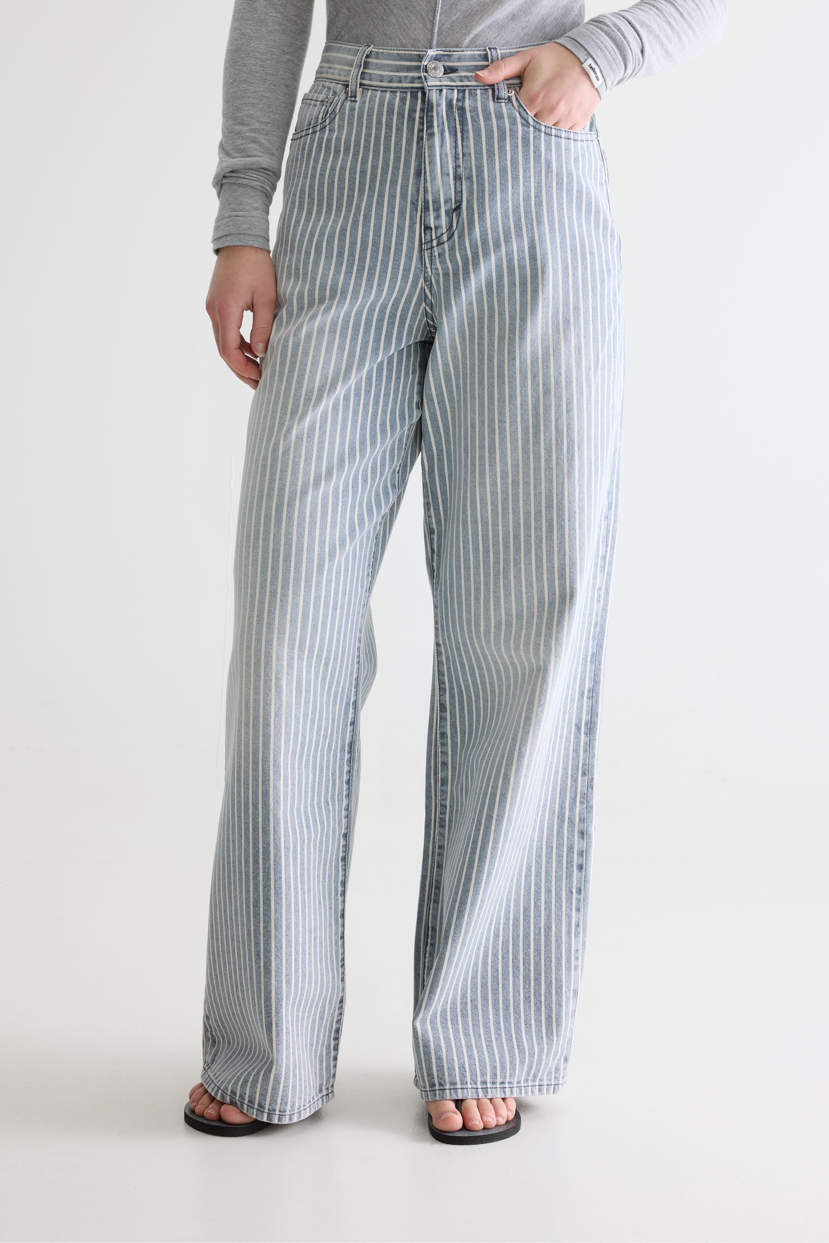 Denim N. 64 wide jeans (261 / W / STRIPE A)