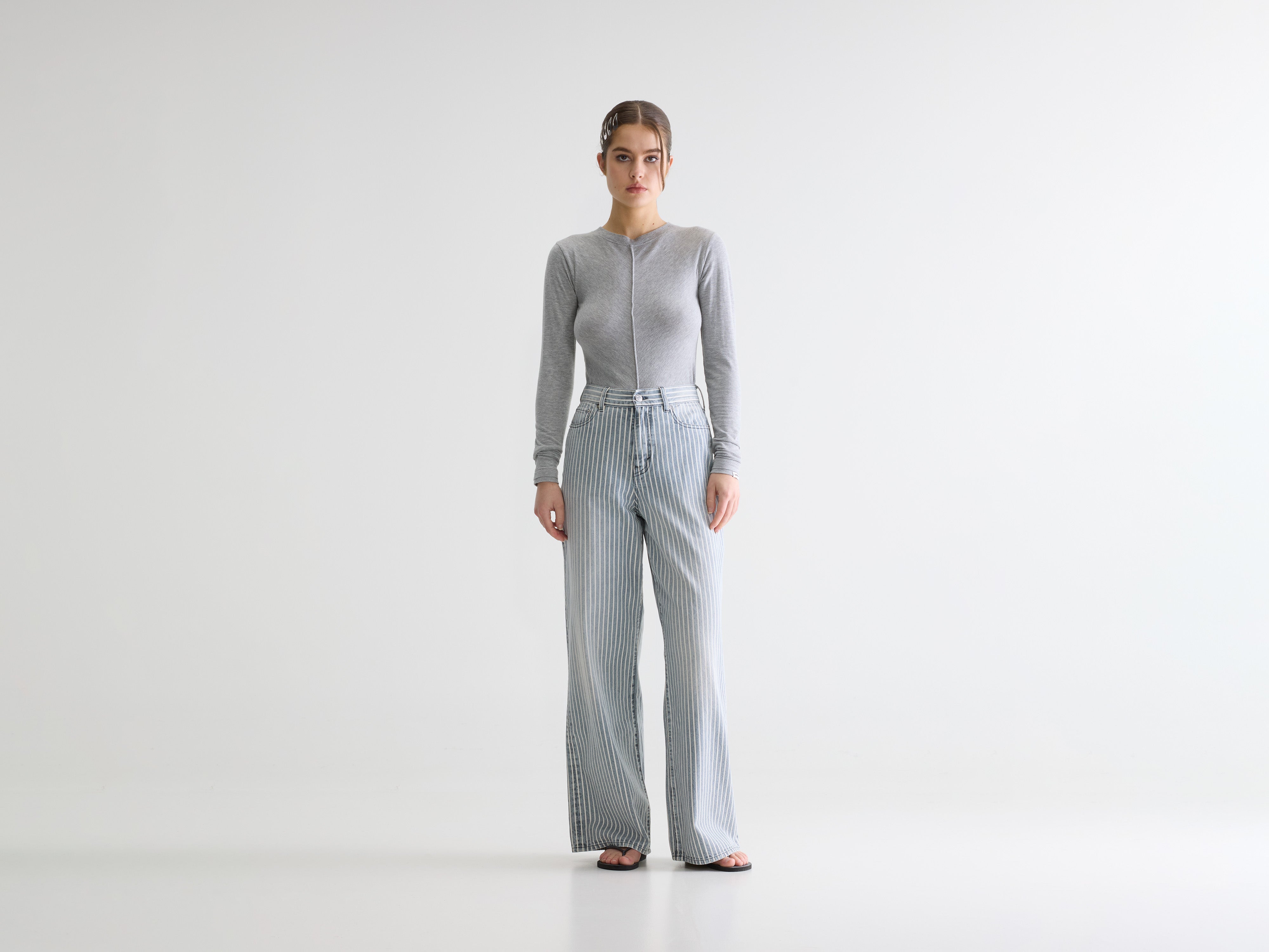 Denim N. 64 wide jeans (261 / W / STRIPE A)