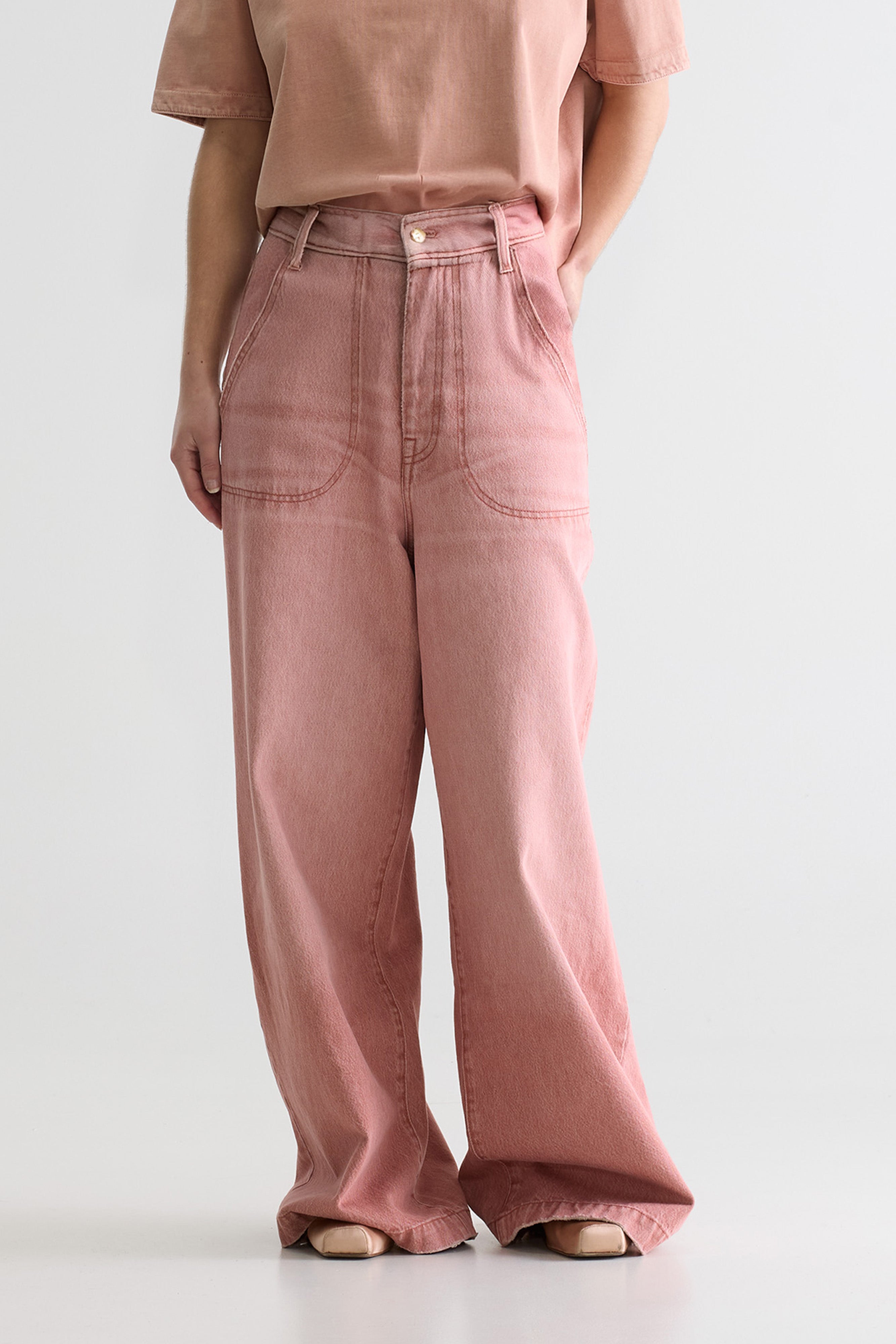 Denim N. 62 wide jeans (261 / W / RED CLAY SNOW)