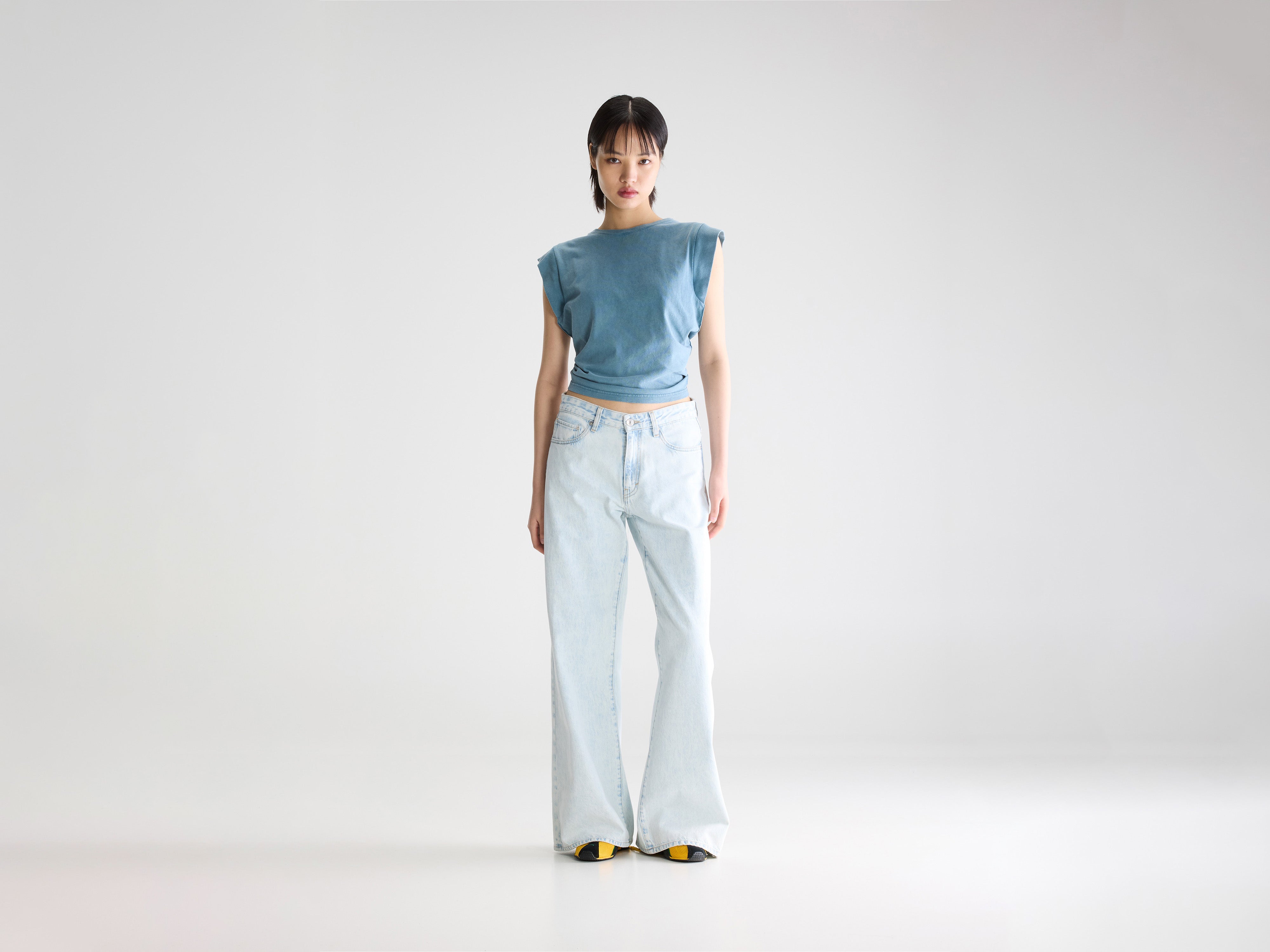 Denim N. 97 wide jeans (261 / W / ICE BLEACH)