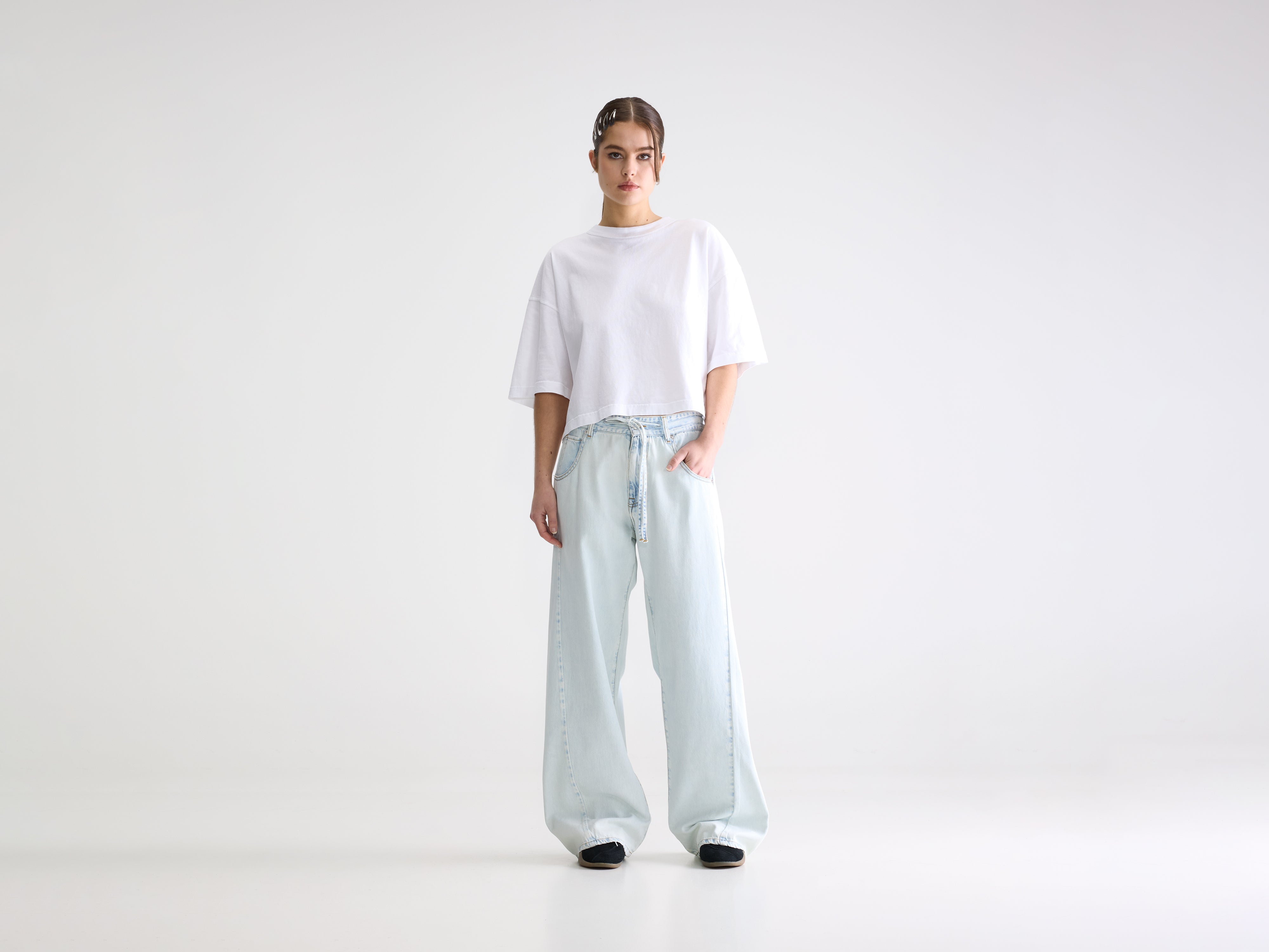 Denim N. 65 loose jeans (261 / W / ICE BLEACH)