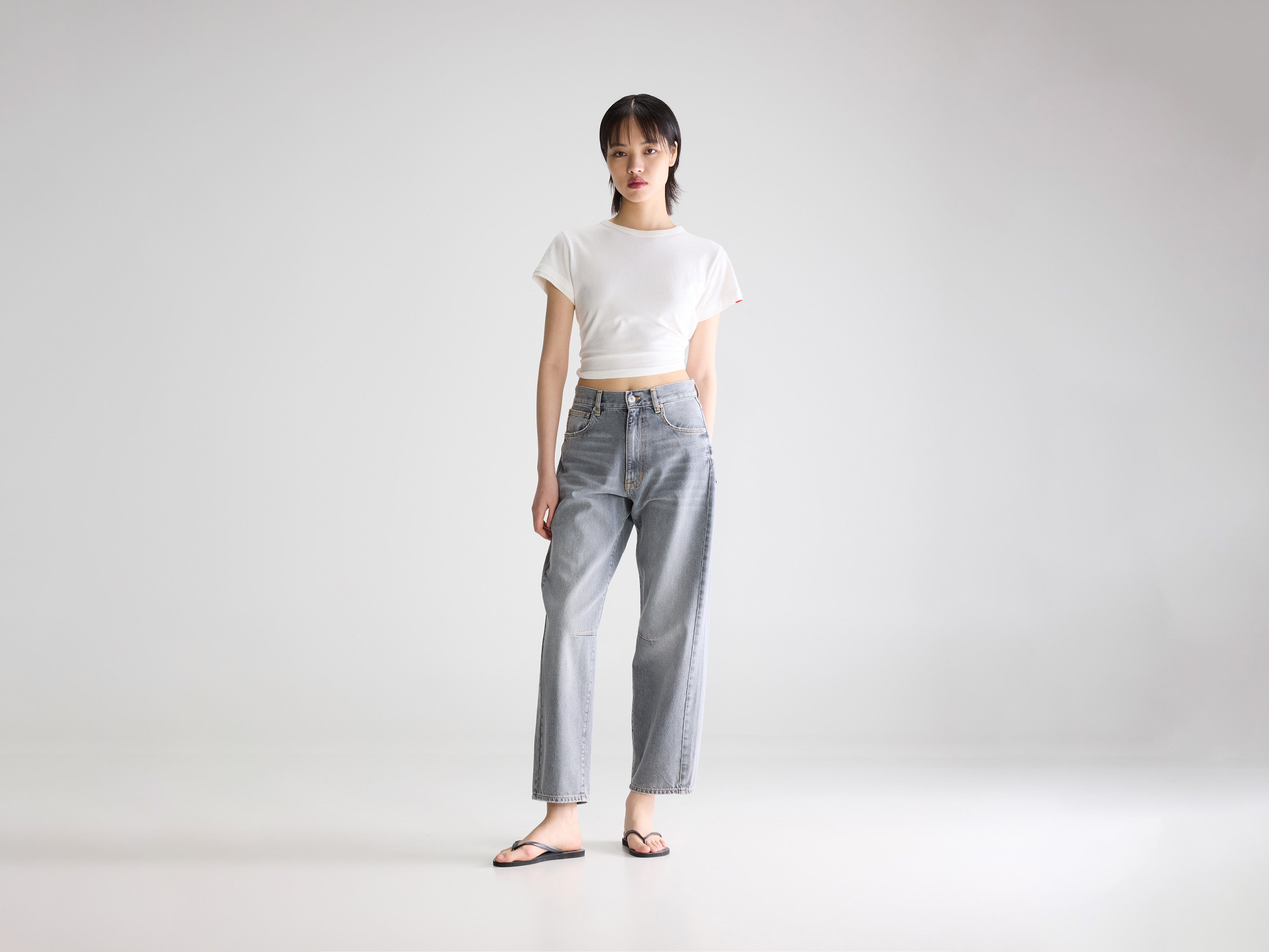 Denim N. 82 ballonjeans (261 / W / GREY BLEACH)