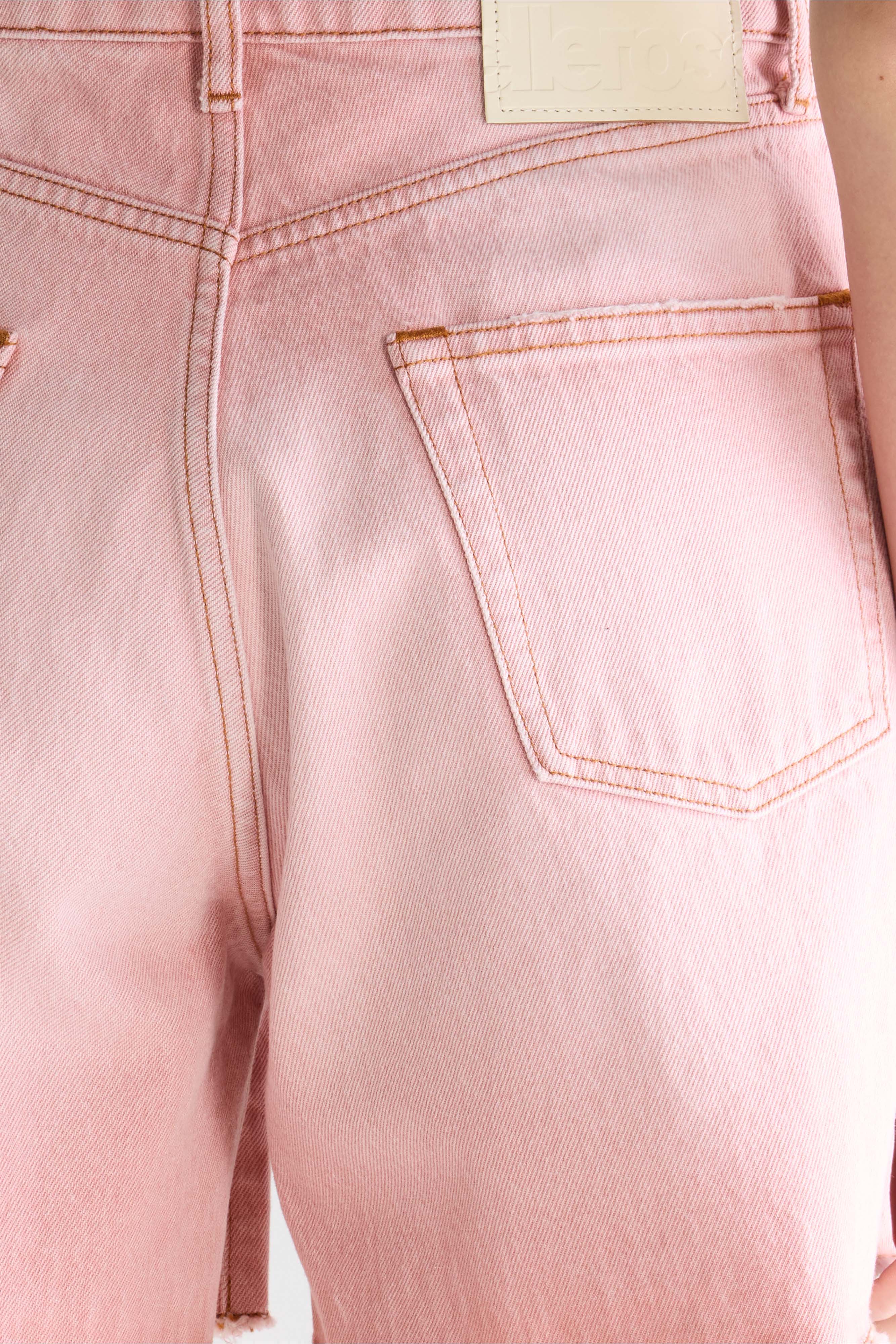 Pactol wide denim shorts (261 / W / PINK SNOW)