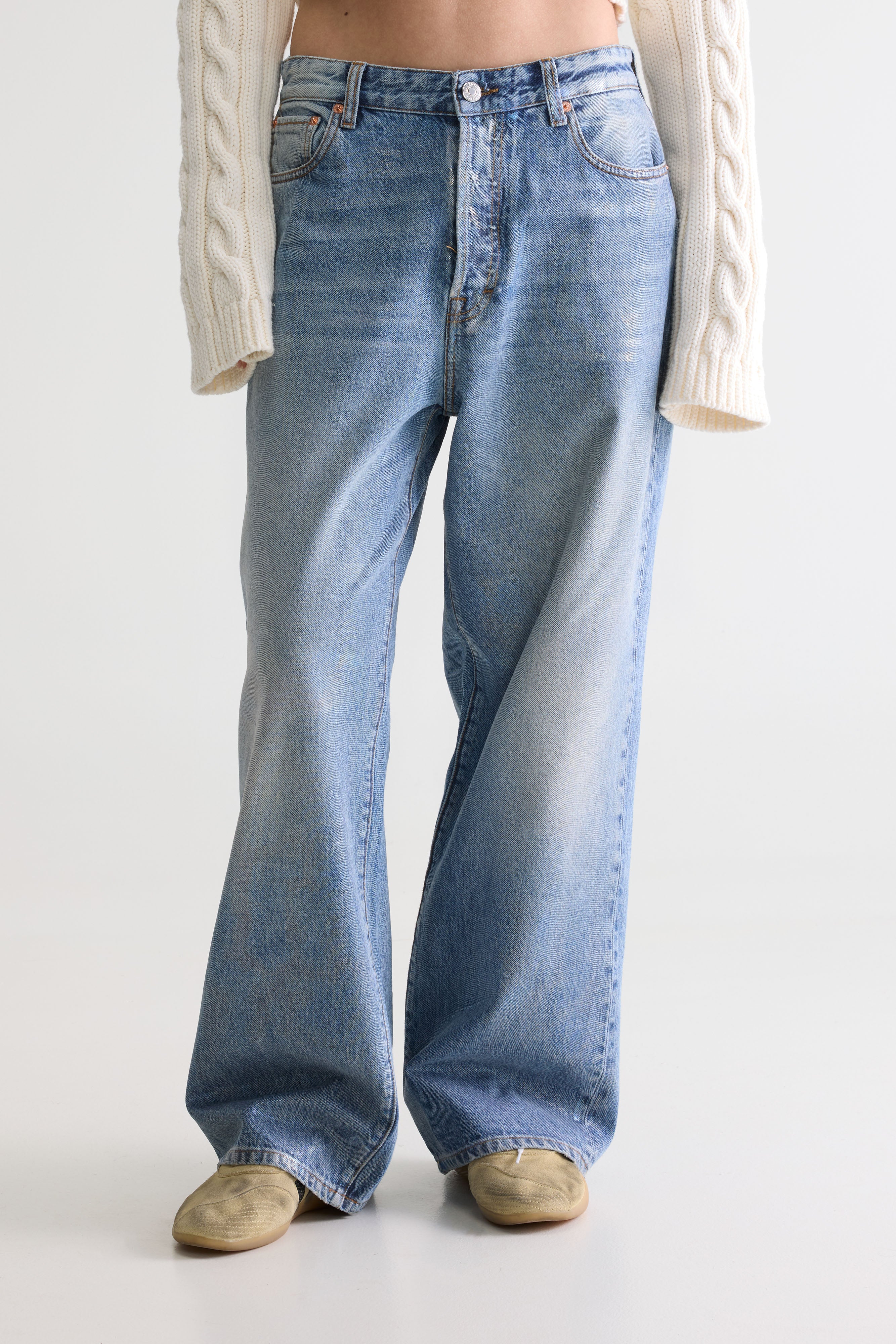 Denim N. 66 jean ample (261 / W / USED OPALE BLUE)