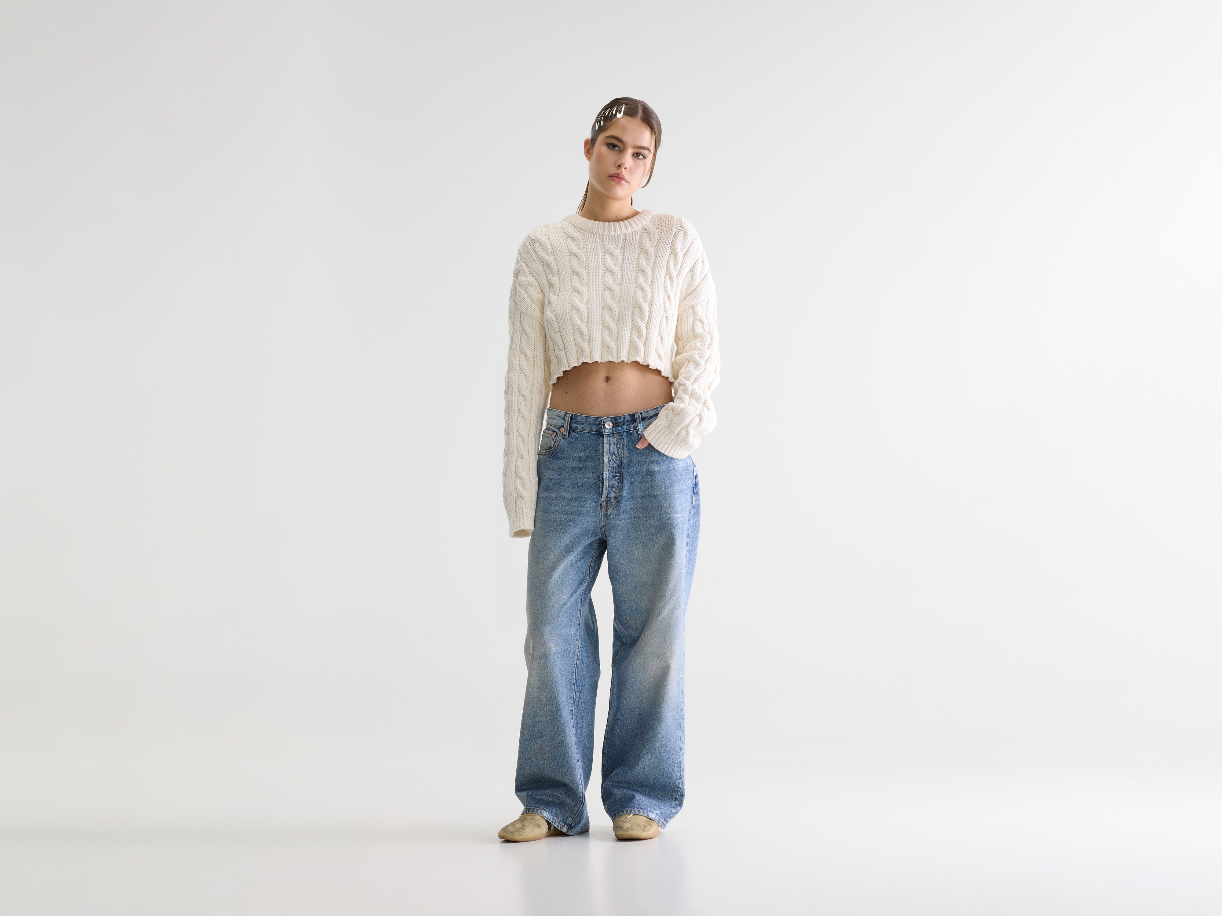 Denim N. 66 jean ample (261 / W / USED OPALE BLUE)