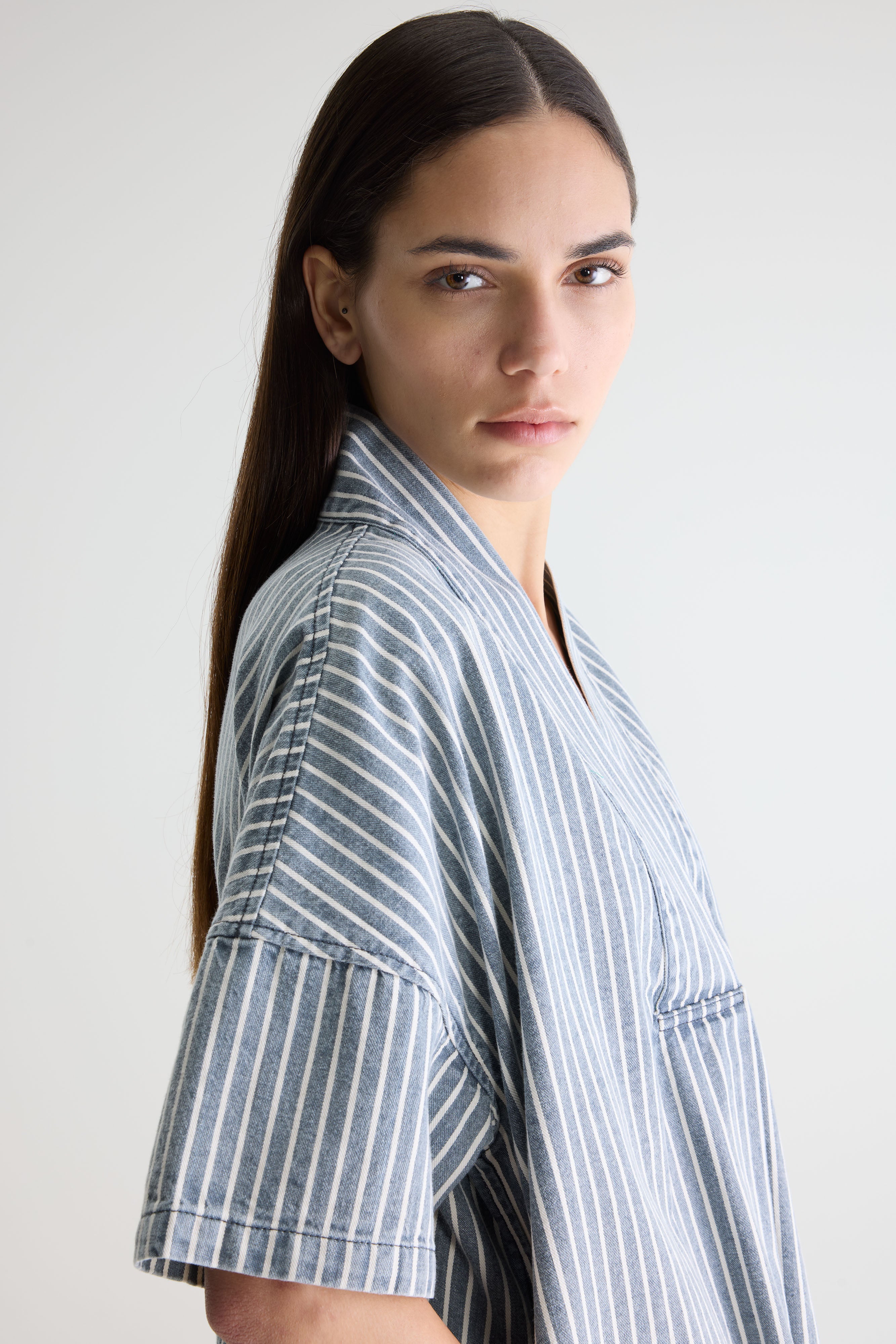 Pax denim dress (261 / W / STRIPE A)