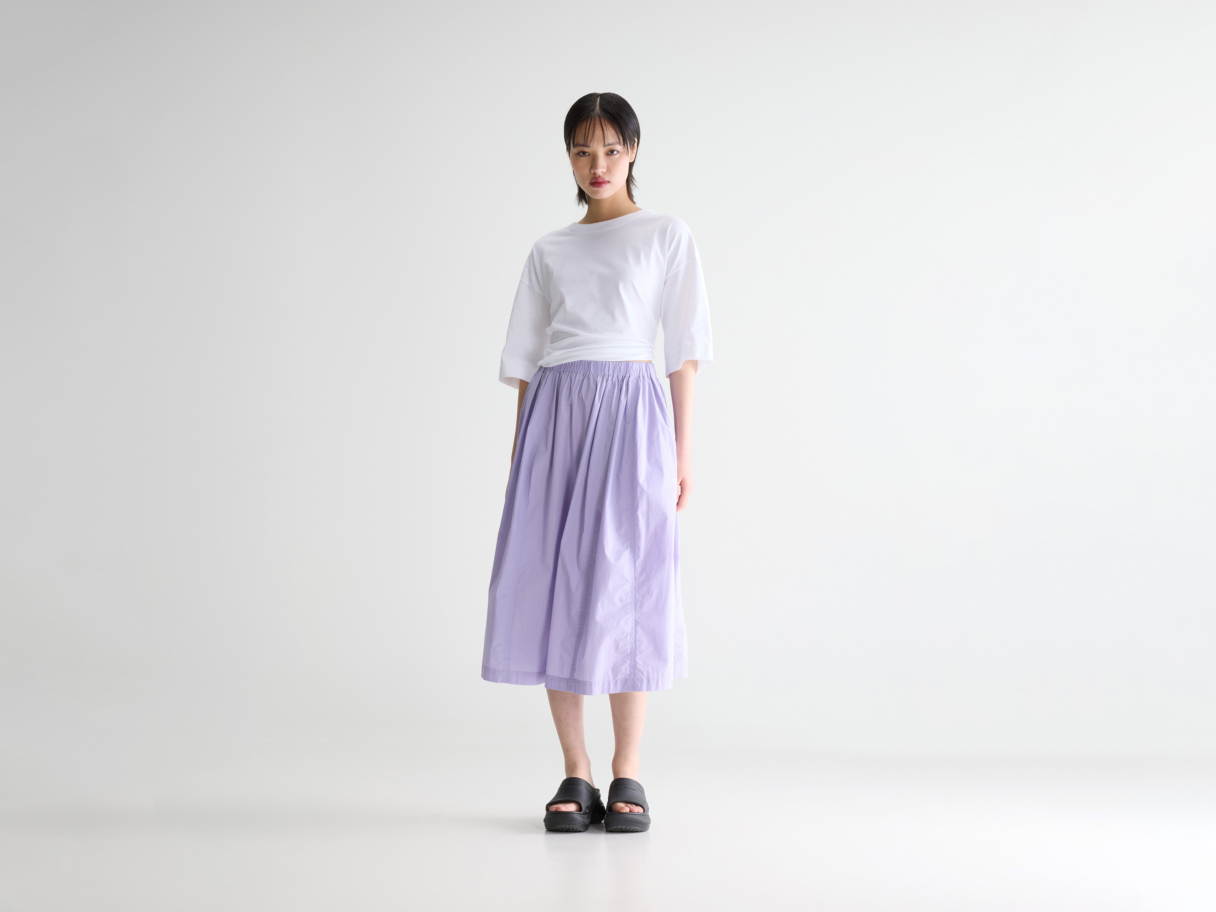 Cinley midi skirt (261 / W / IRIS)