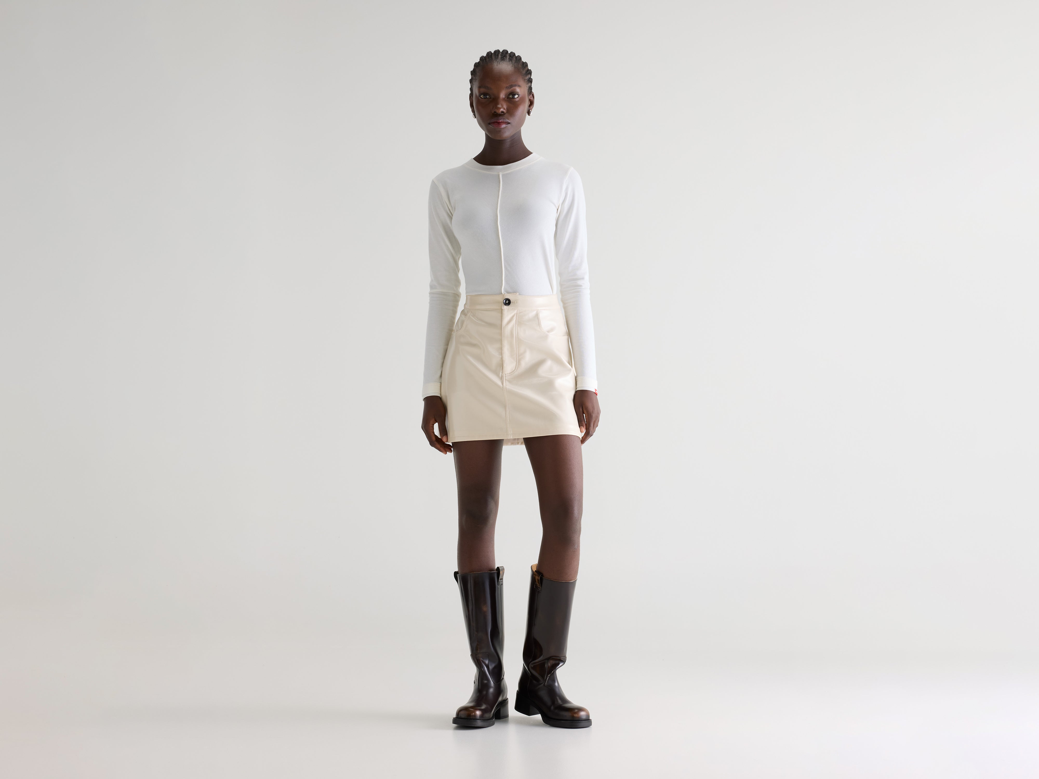 Sour mini skirt (261 / W / CREAM)