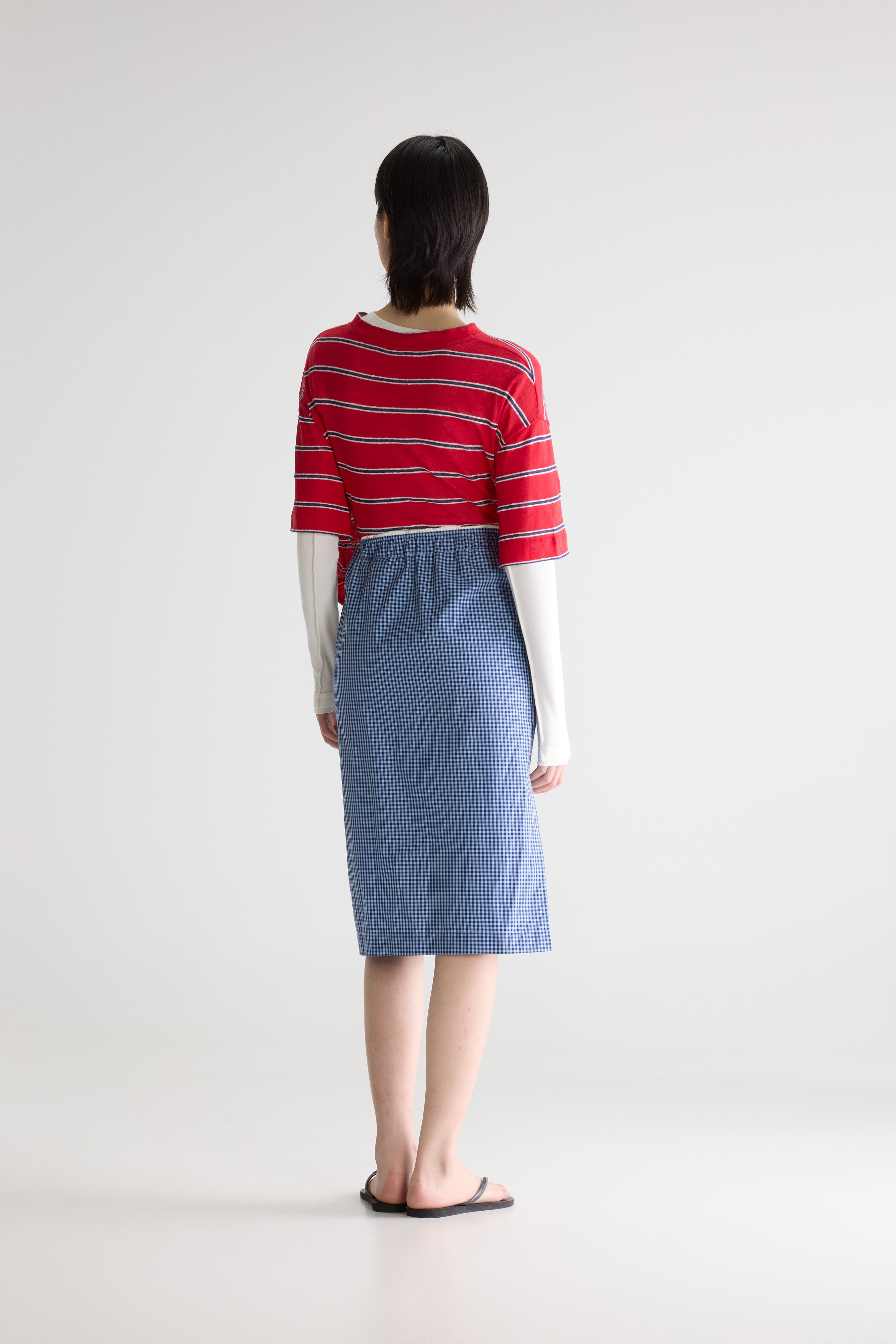 Sarina midi skirt (261 / W / CHECK A)