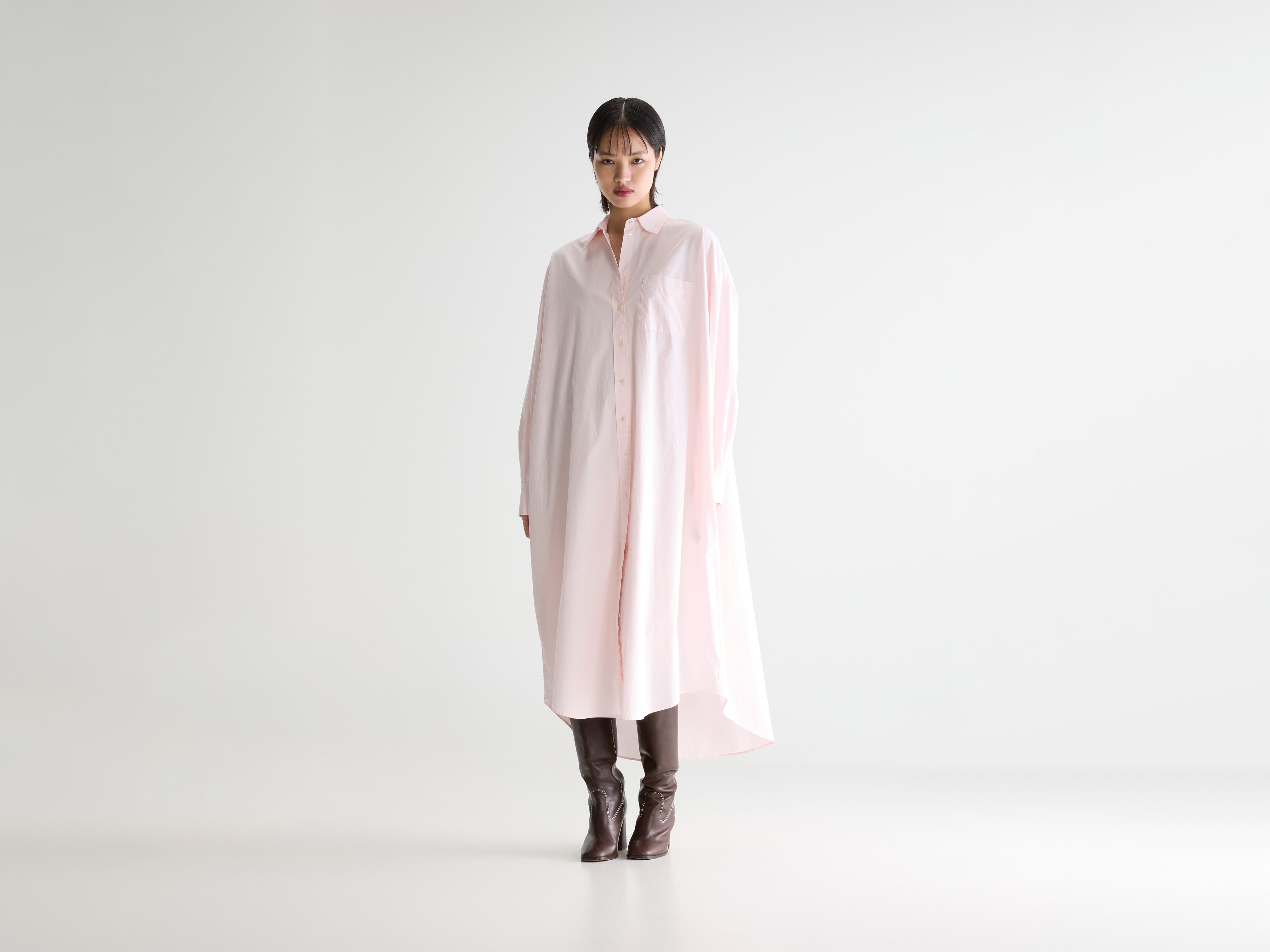 Robe-chemise longue Ginnie (261 / W / DUSK)