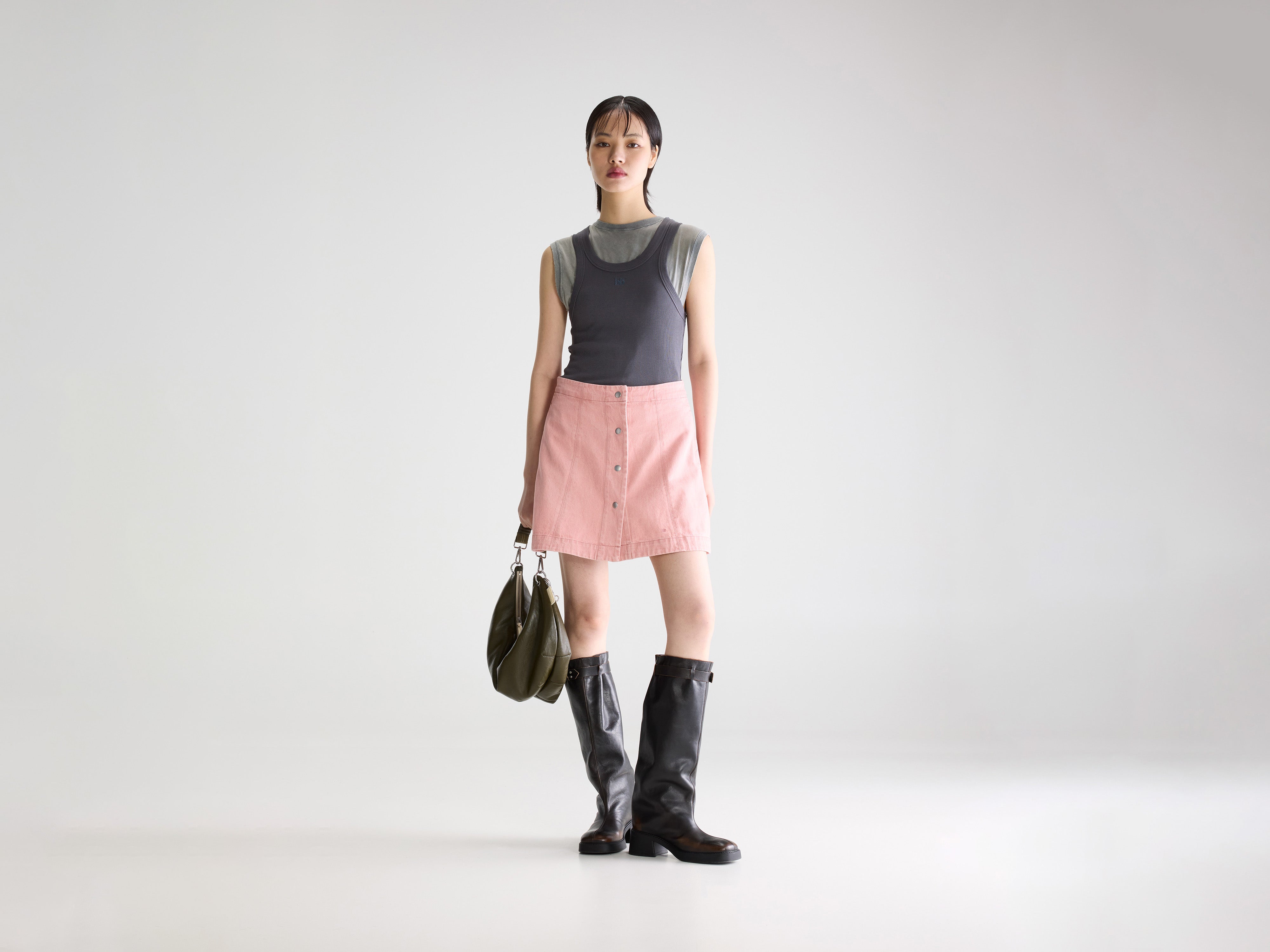 Heliaj denim mini skirt (261 / W / VINTAGE)