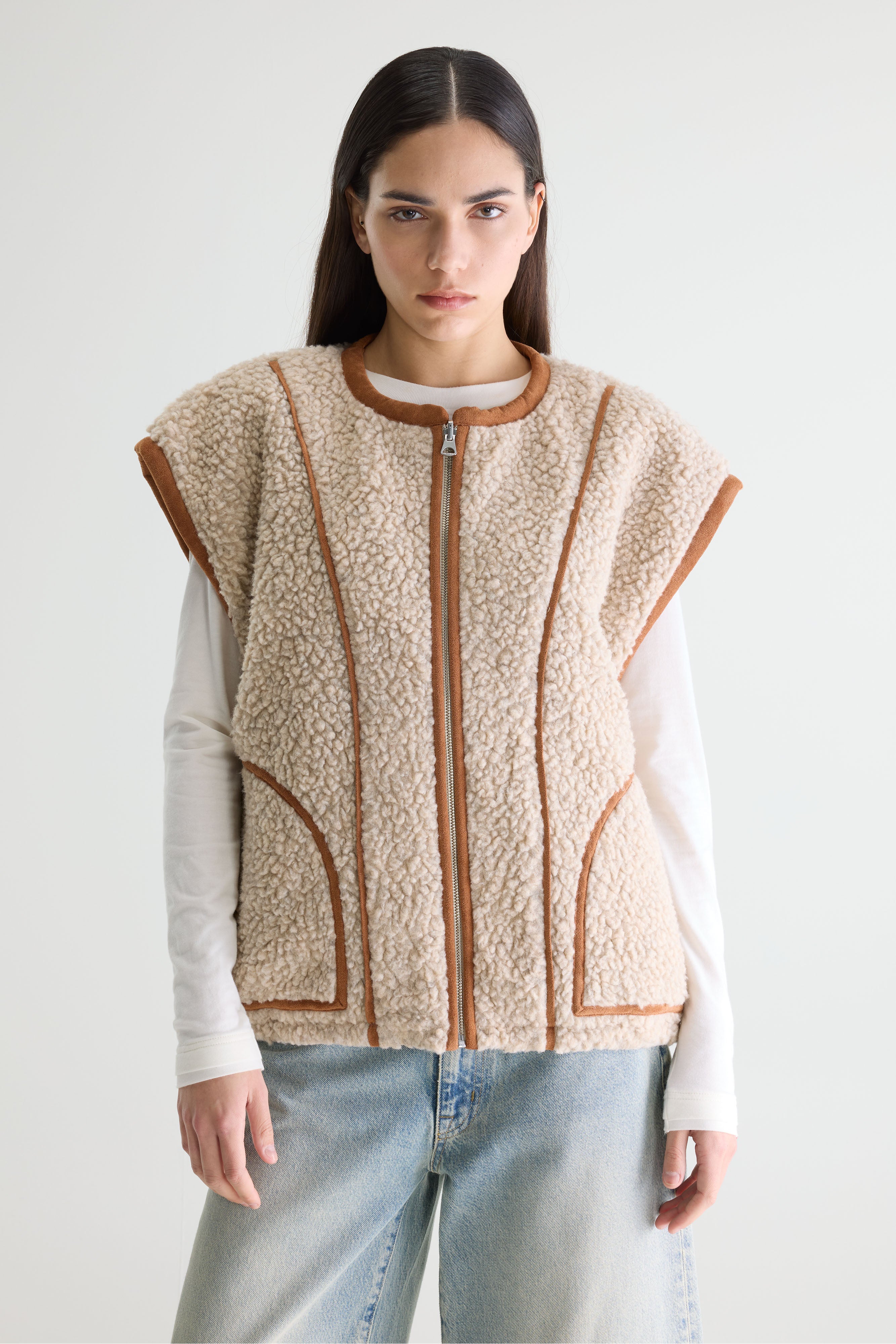 Jandi sleeveless jacket (261 / W / COMBO A)