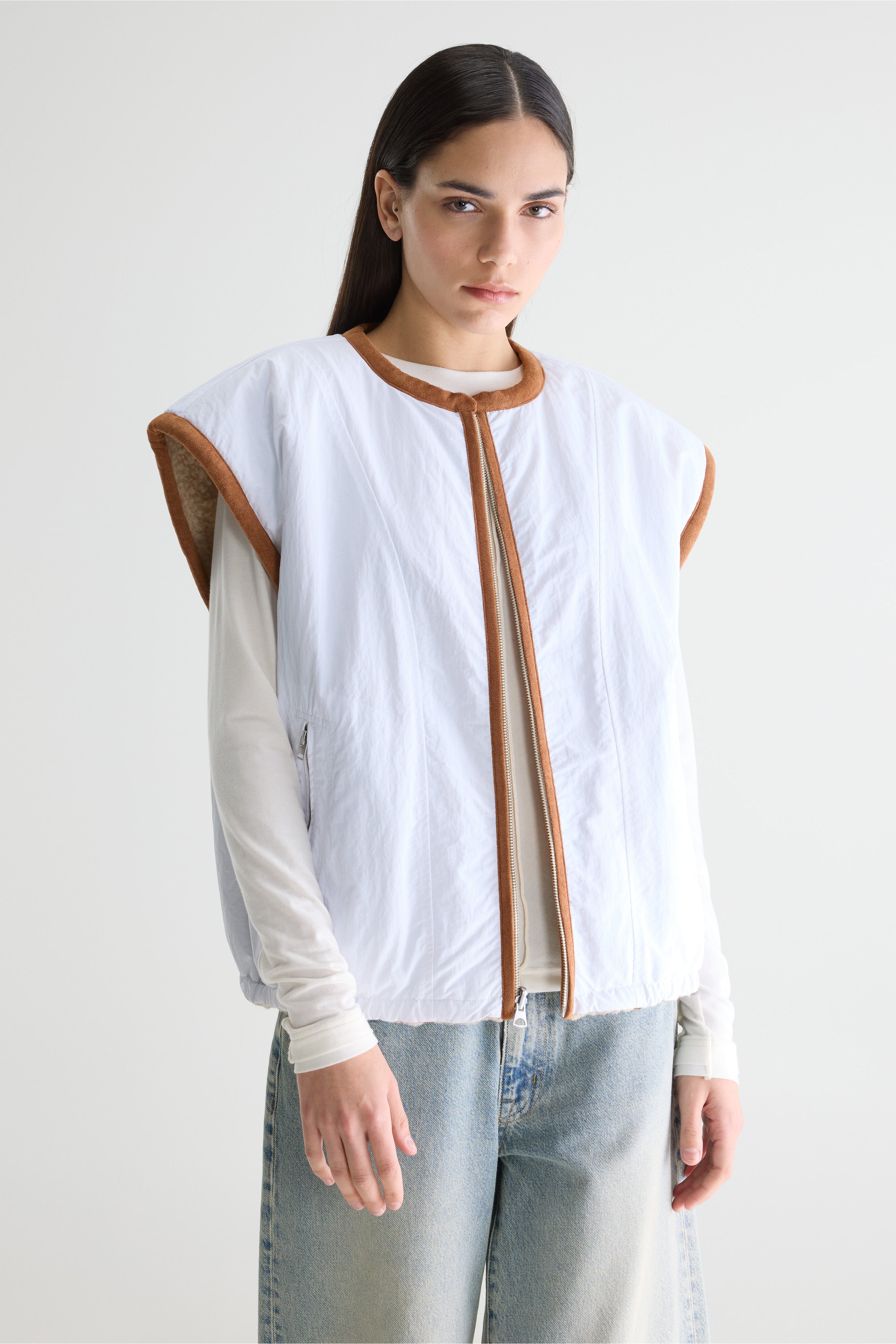 Jandi sleeveless jacket (261 / W / COMBO A)