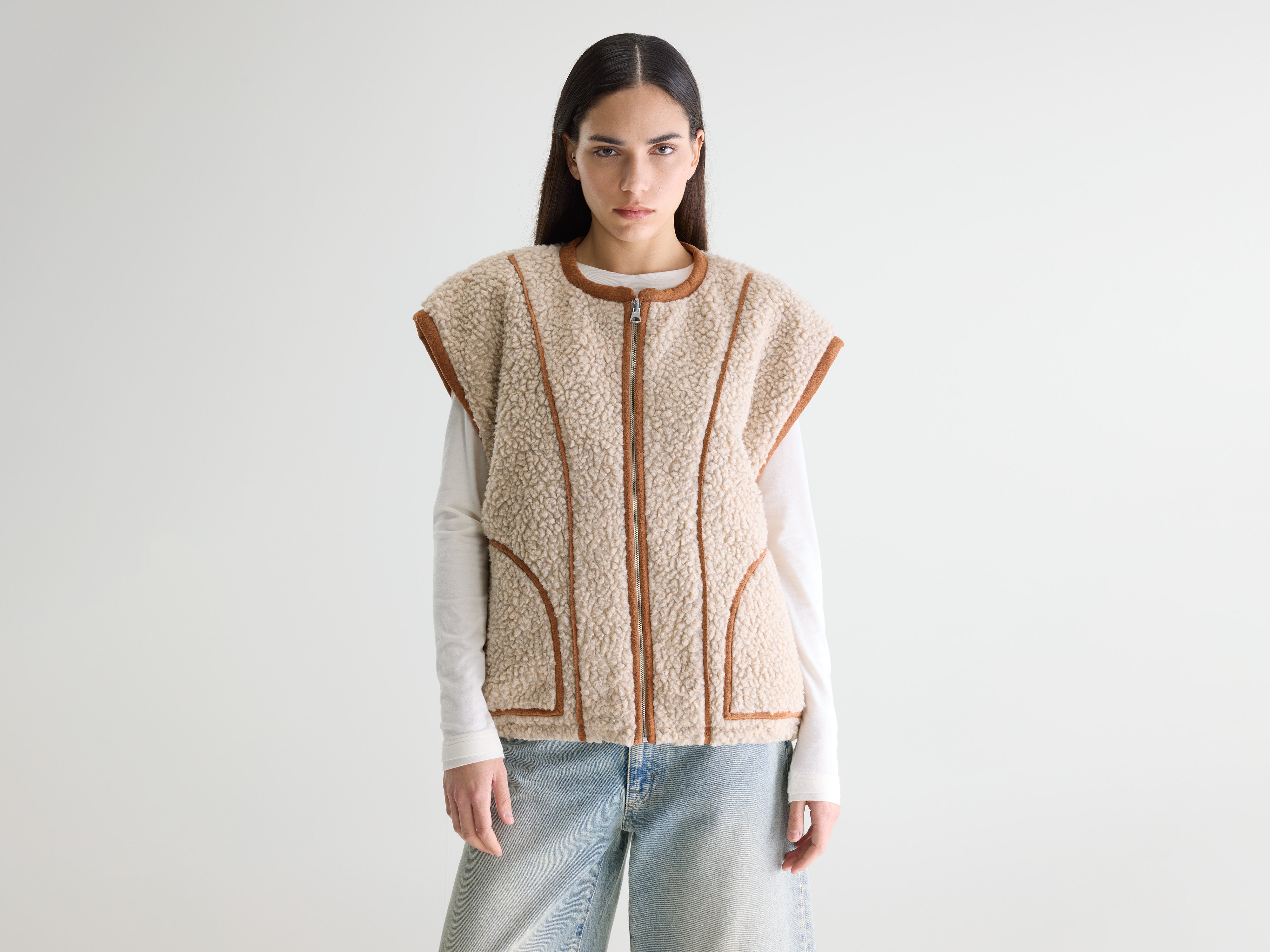 Jandi sleeveless jacket (261 / W / COMBO A)