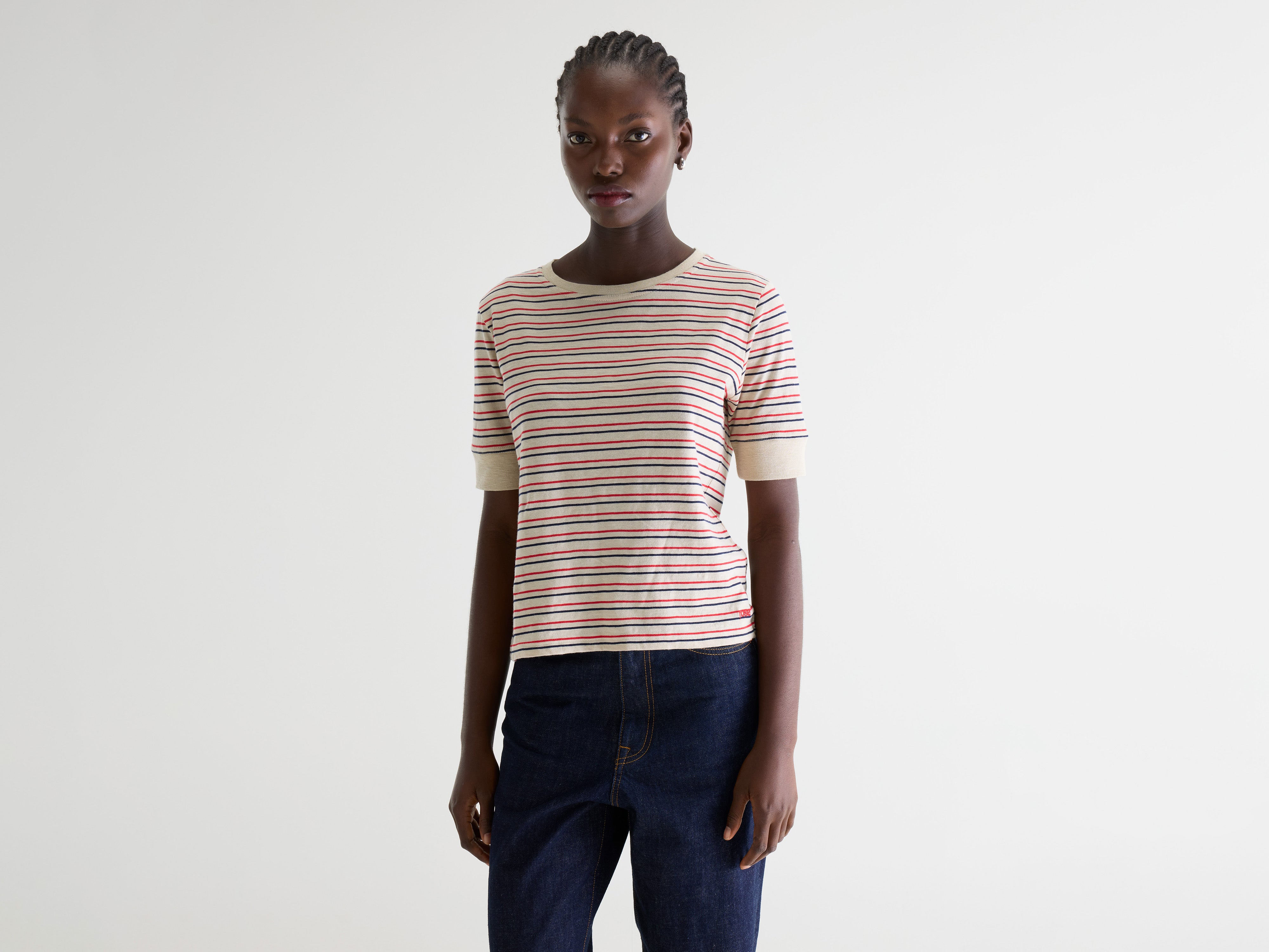 Cias slim striped t-shirt (261 / W / STRIPE A)