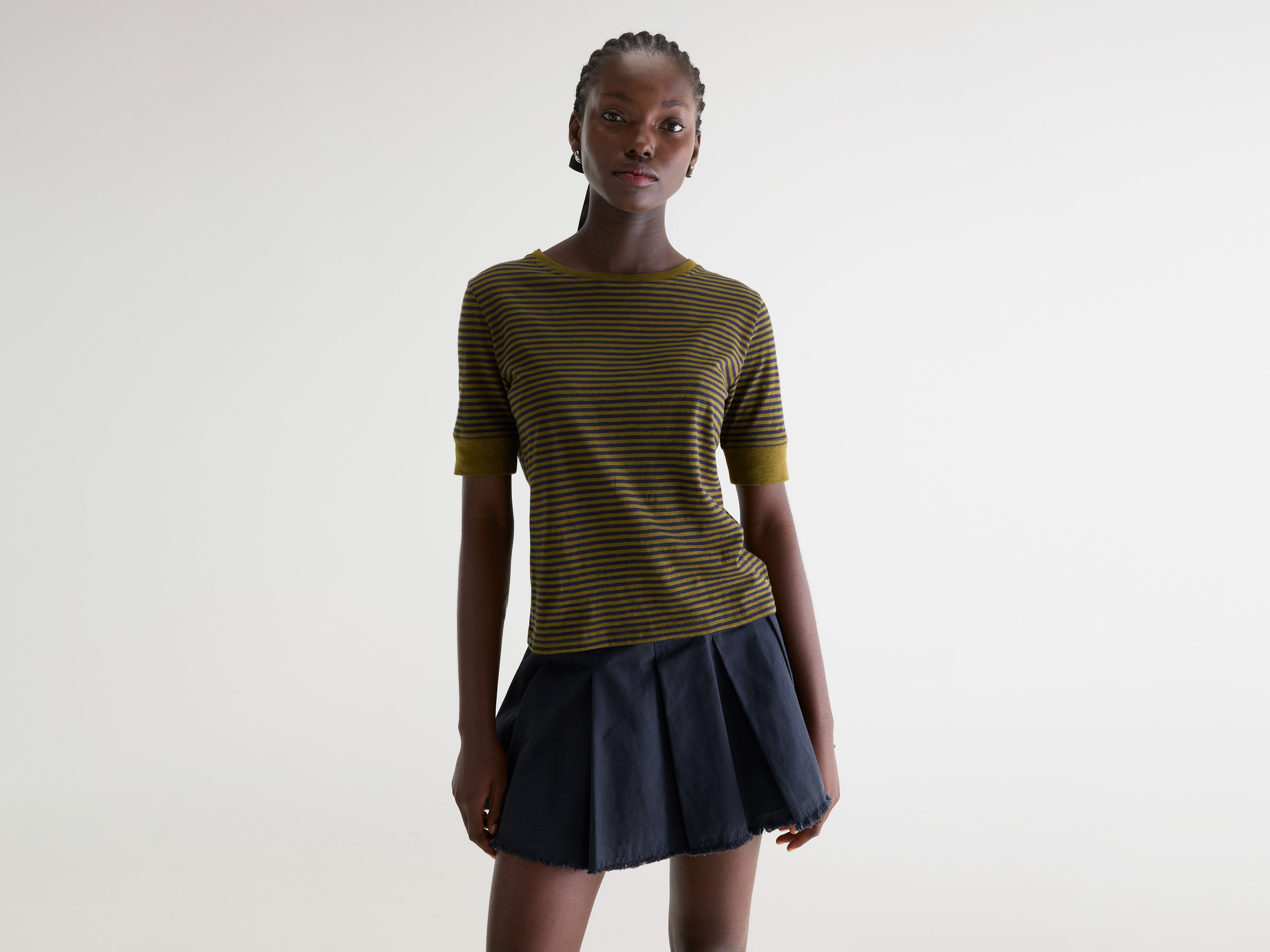 Cias slim striped t-shirt (261 / W / STRIPE B)
