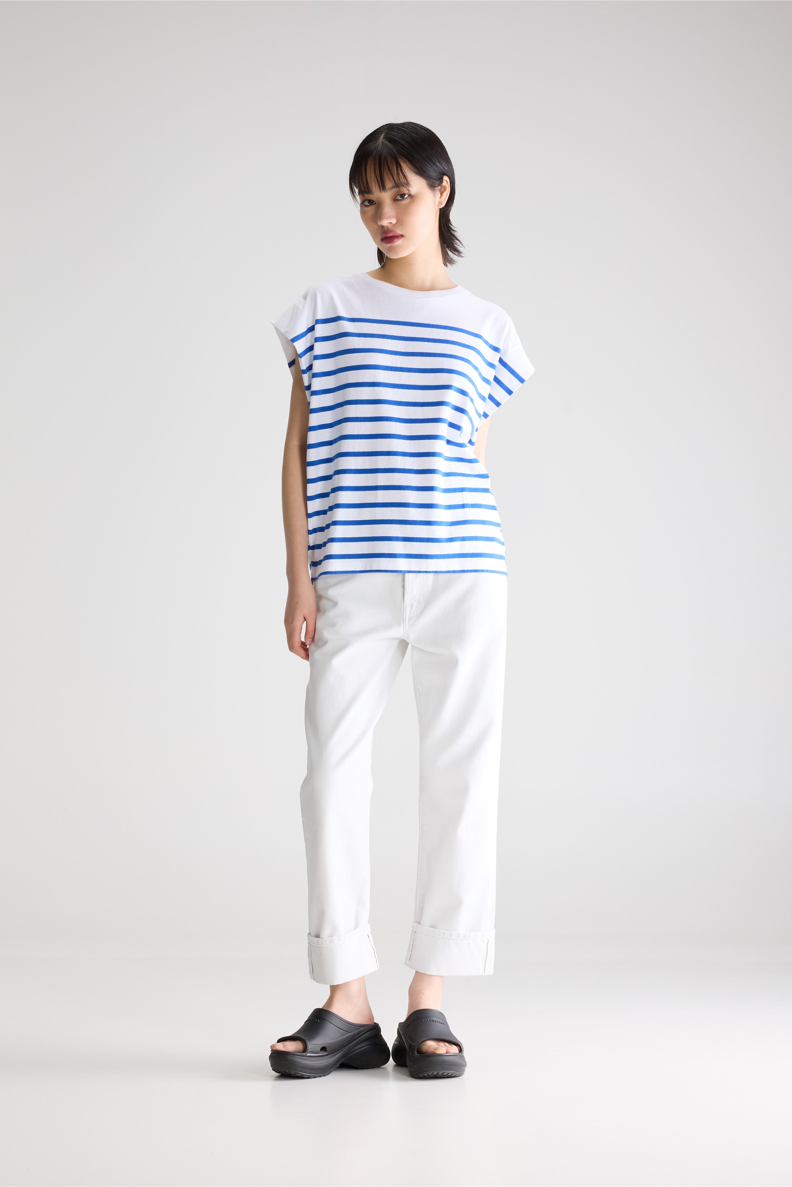 Vice sleeveless t-shirt (261 / W / STRIPE A)