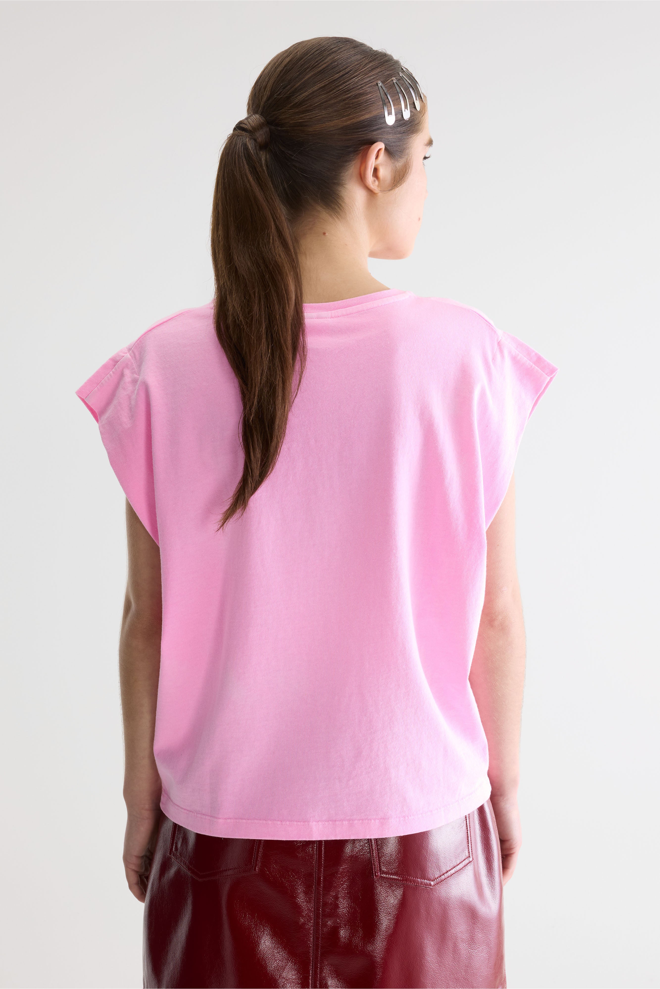Vice sleeveless t-shirt (261 / W / FLUO PINK)