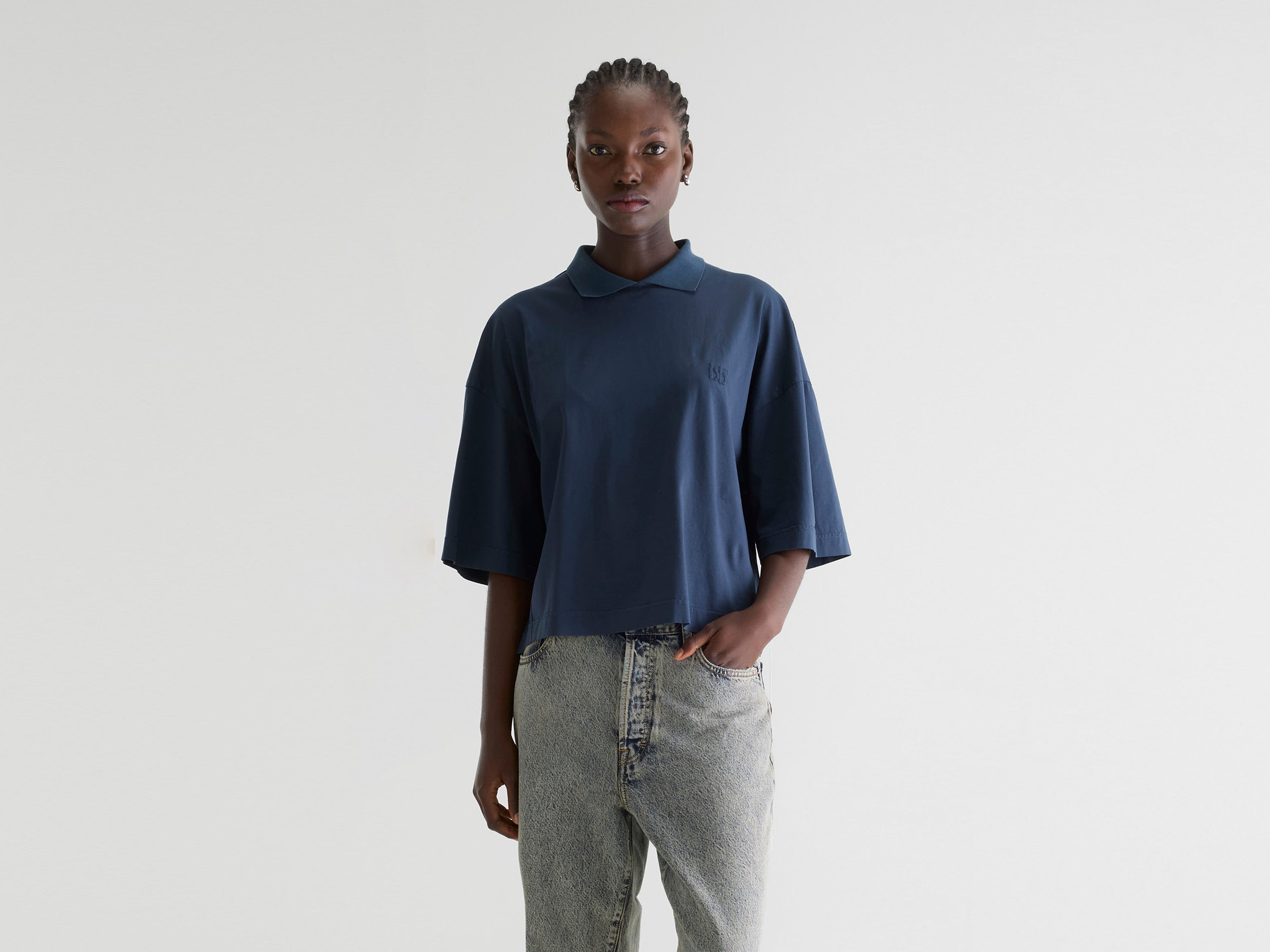Frey polo-collar t-shirt (261 / W / PARKER)
