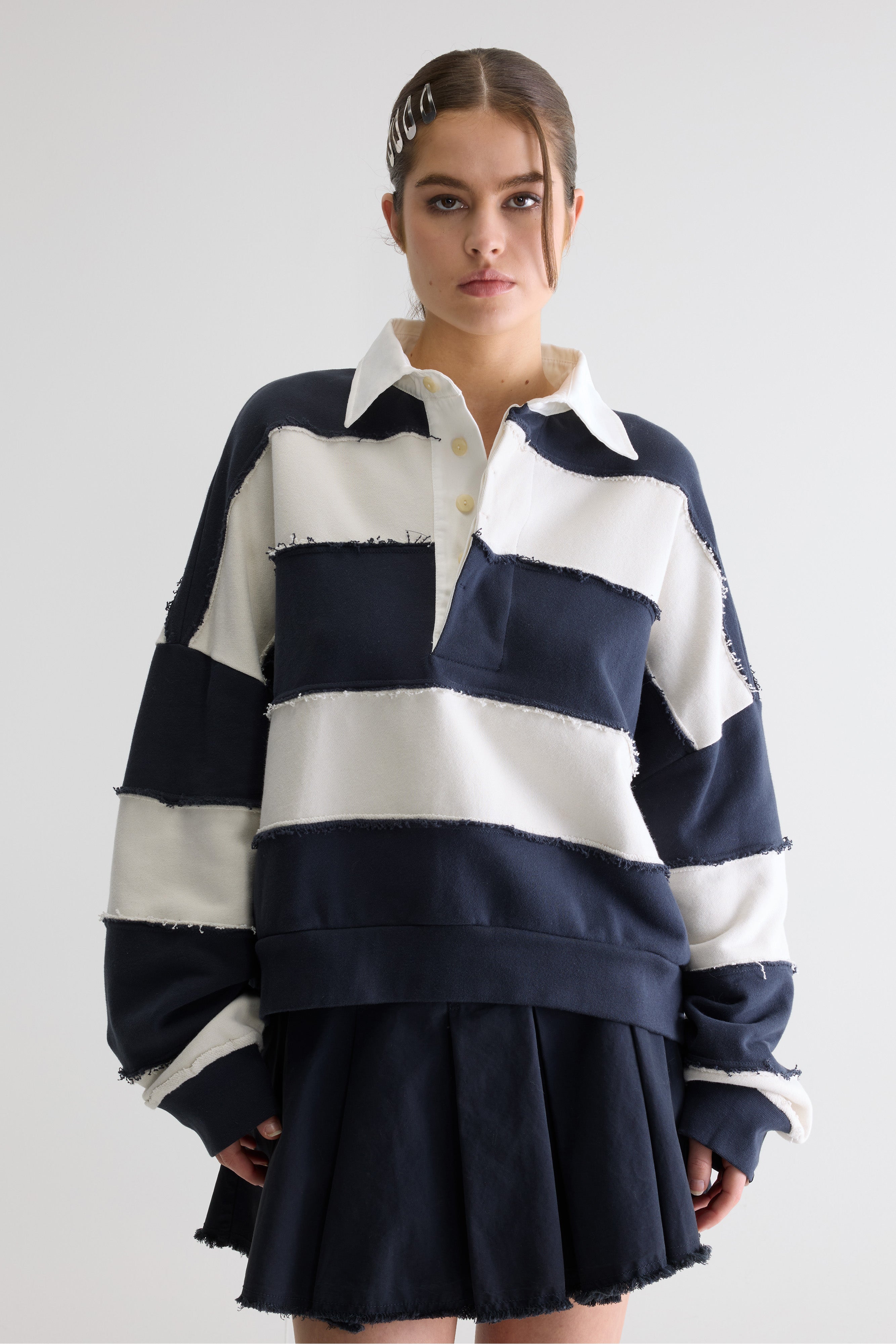 Furen striped rugby sweatshirt (261 / W / COMBO A)
