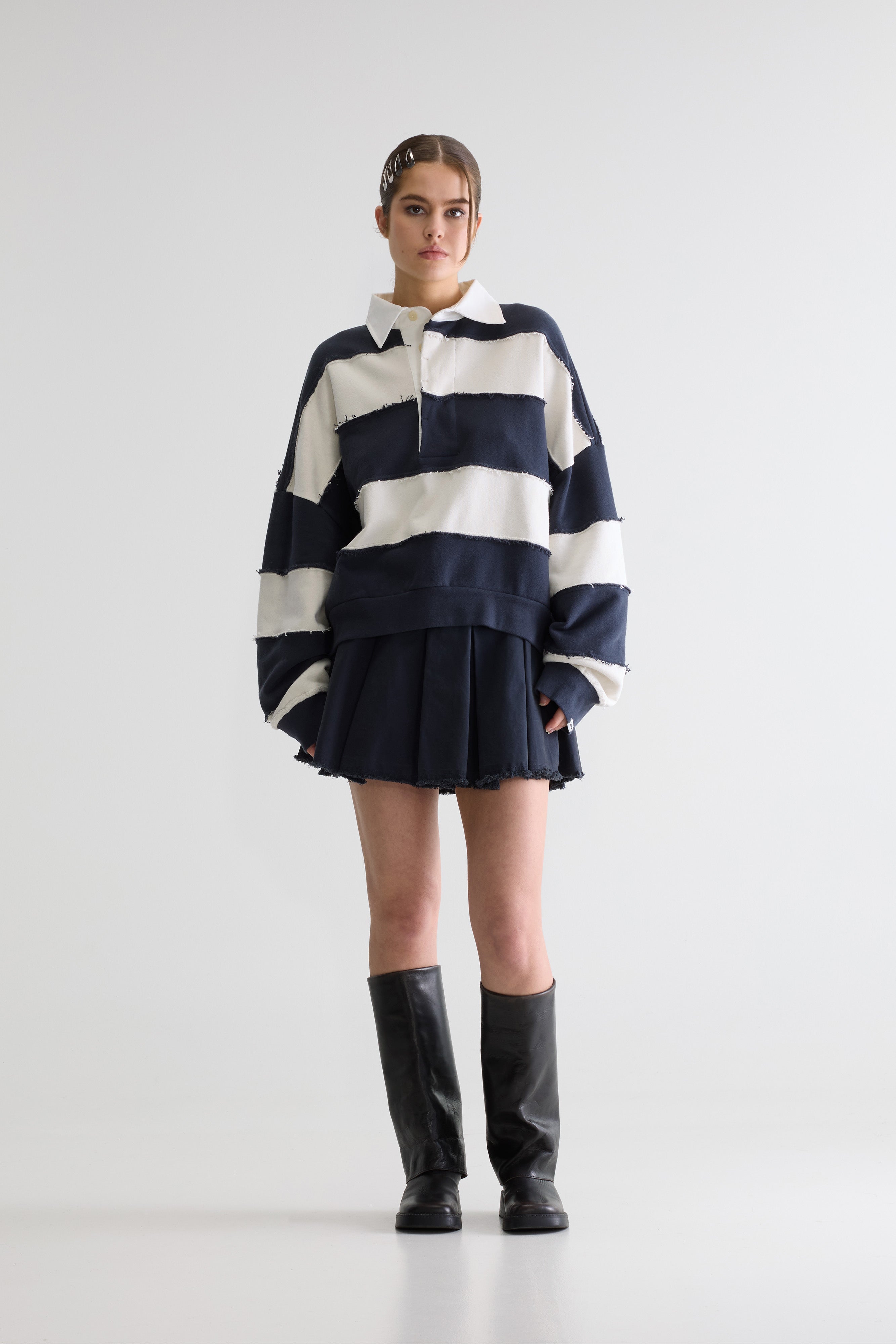 Furen striped rugby sweatshirt (261 / W / COMBO A)