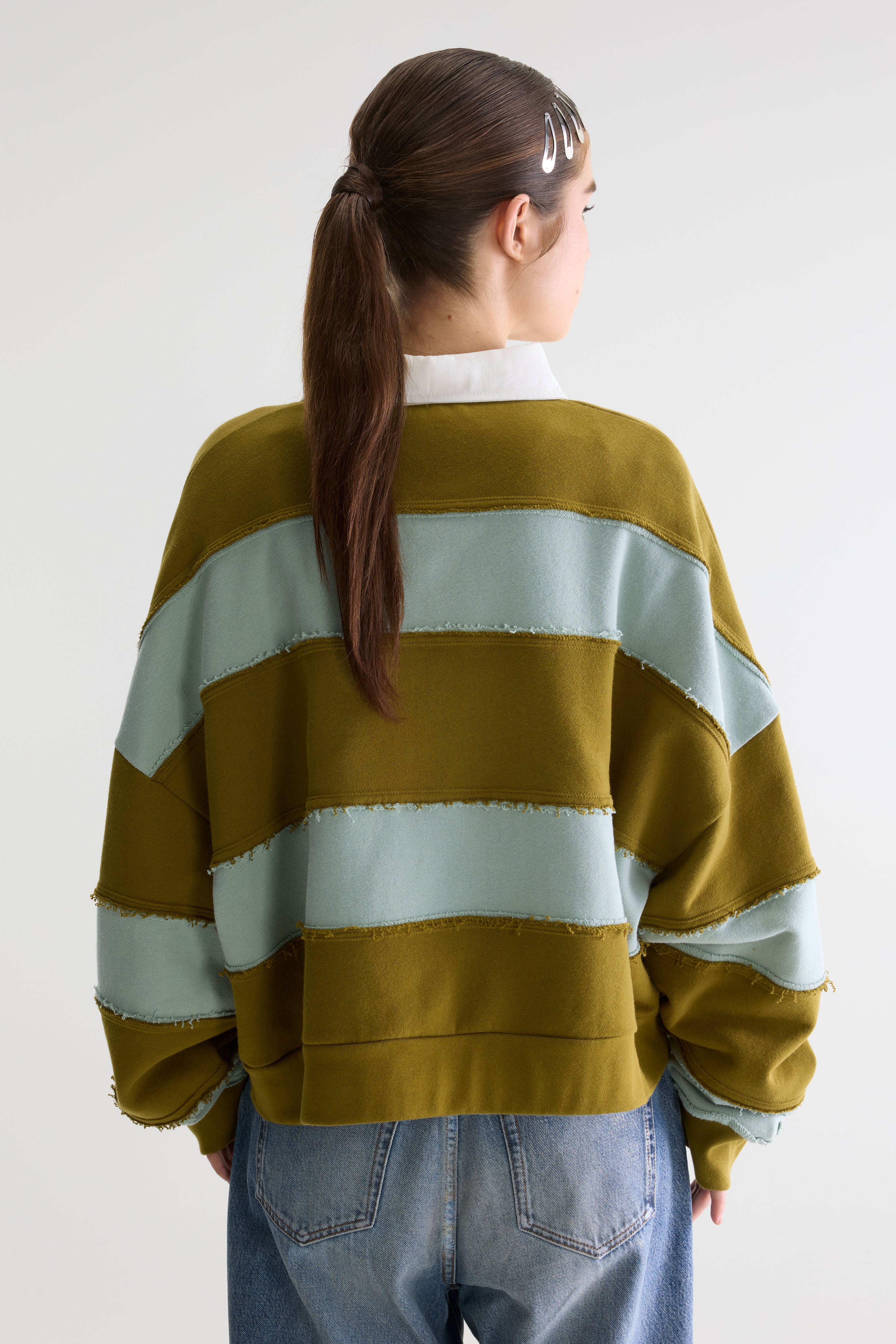 Furen striped rugby sweatshirt (261 / W / COMBO B)