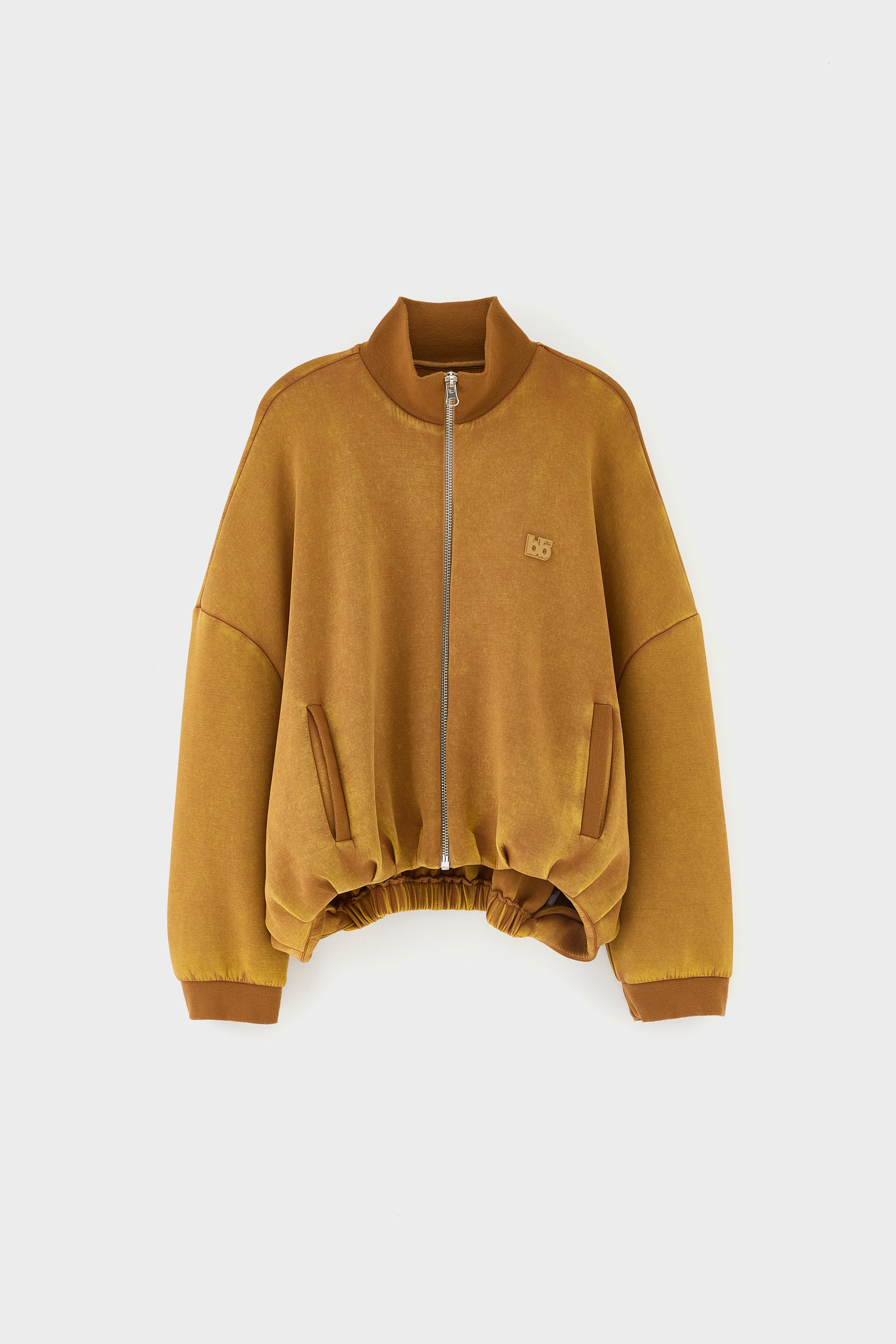 Tallis zip-up sweatshirt (261 / W / CARAMEL)