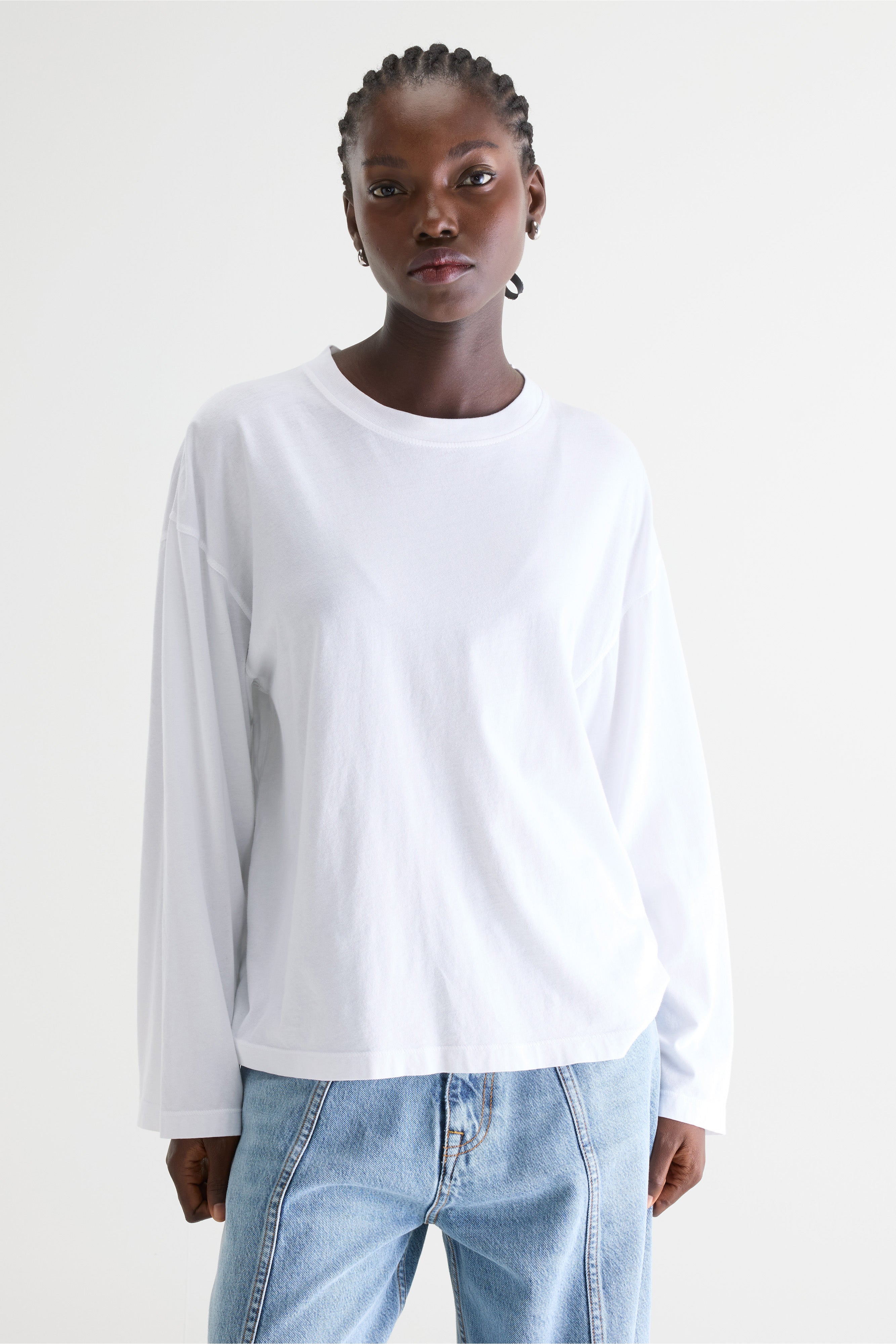 Fandy Long Sleeve T-shirt - White For Women | Bellerose