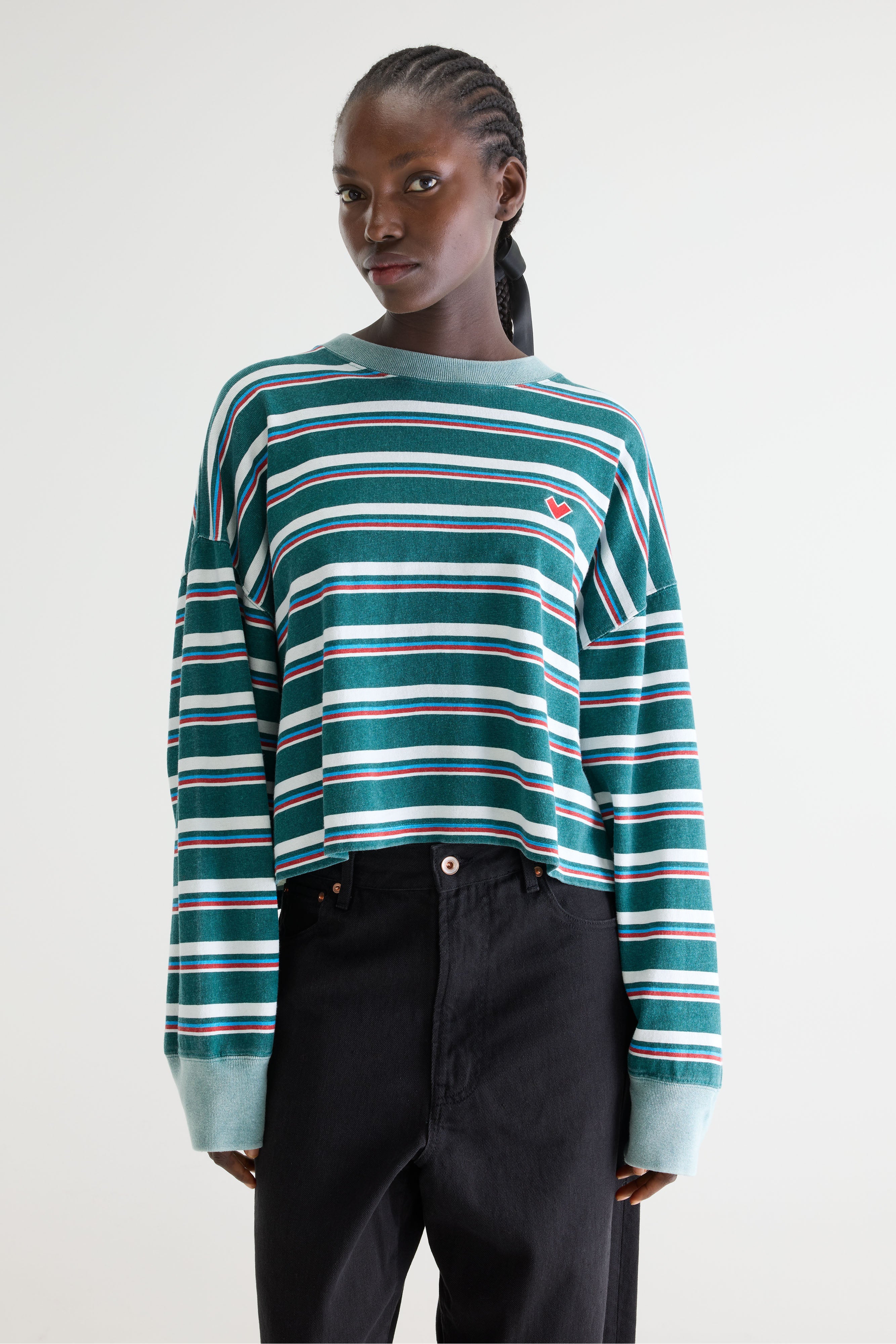 Franto long-sleeve t-shirt (261 / W / STRIPE B)