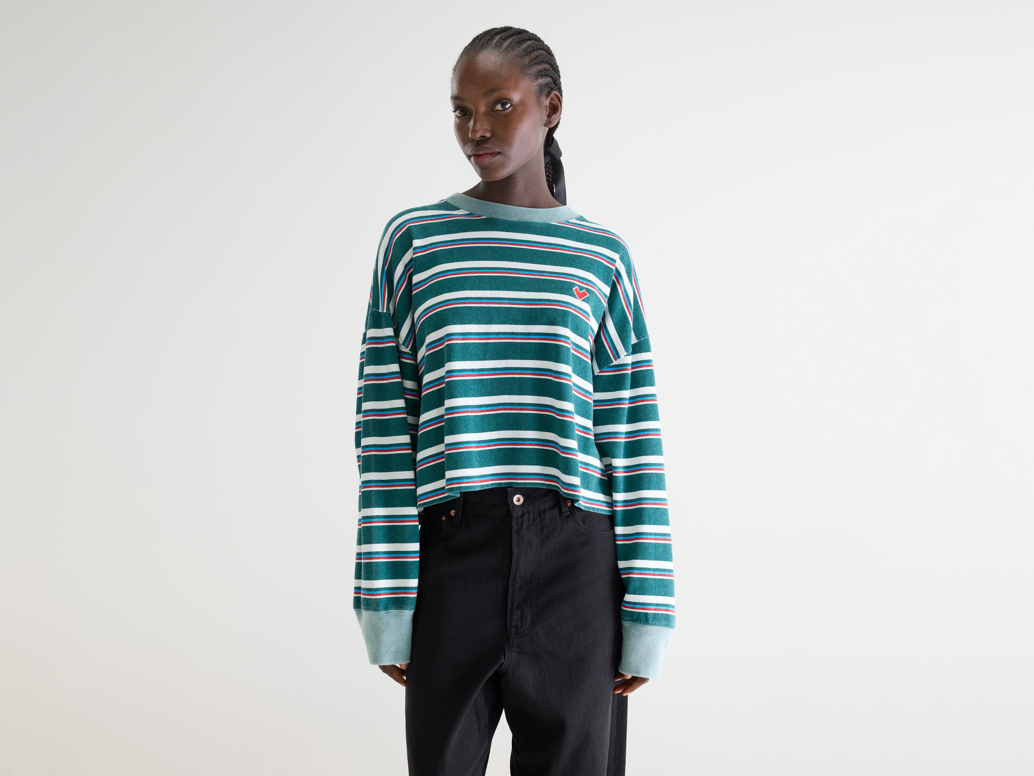 Franto long-sleeve t-shirt (261 / W / STRIPE B)