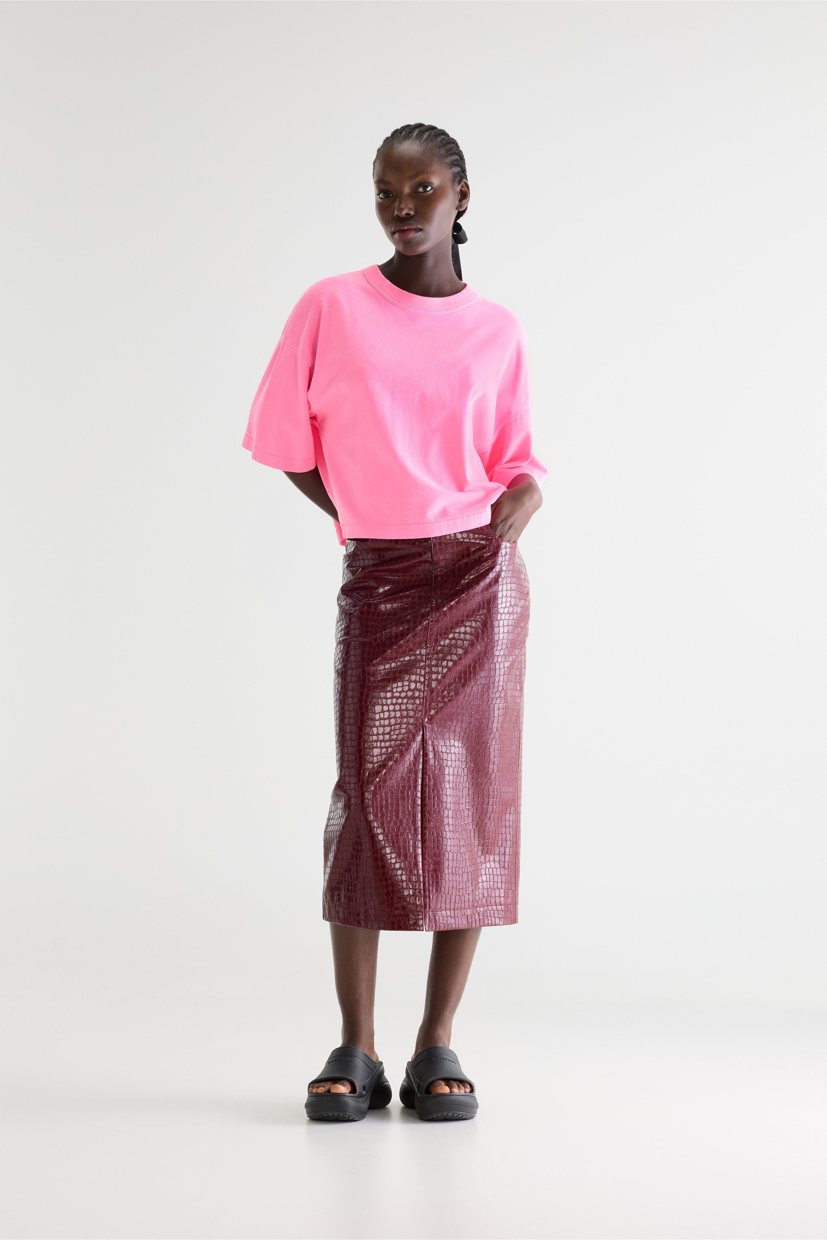 Voss short-sleeve t-shirt (261 / W / FLUO PINK)