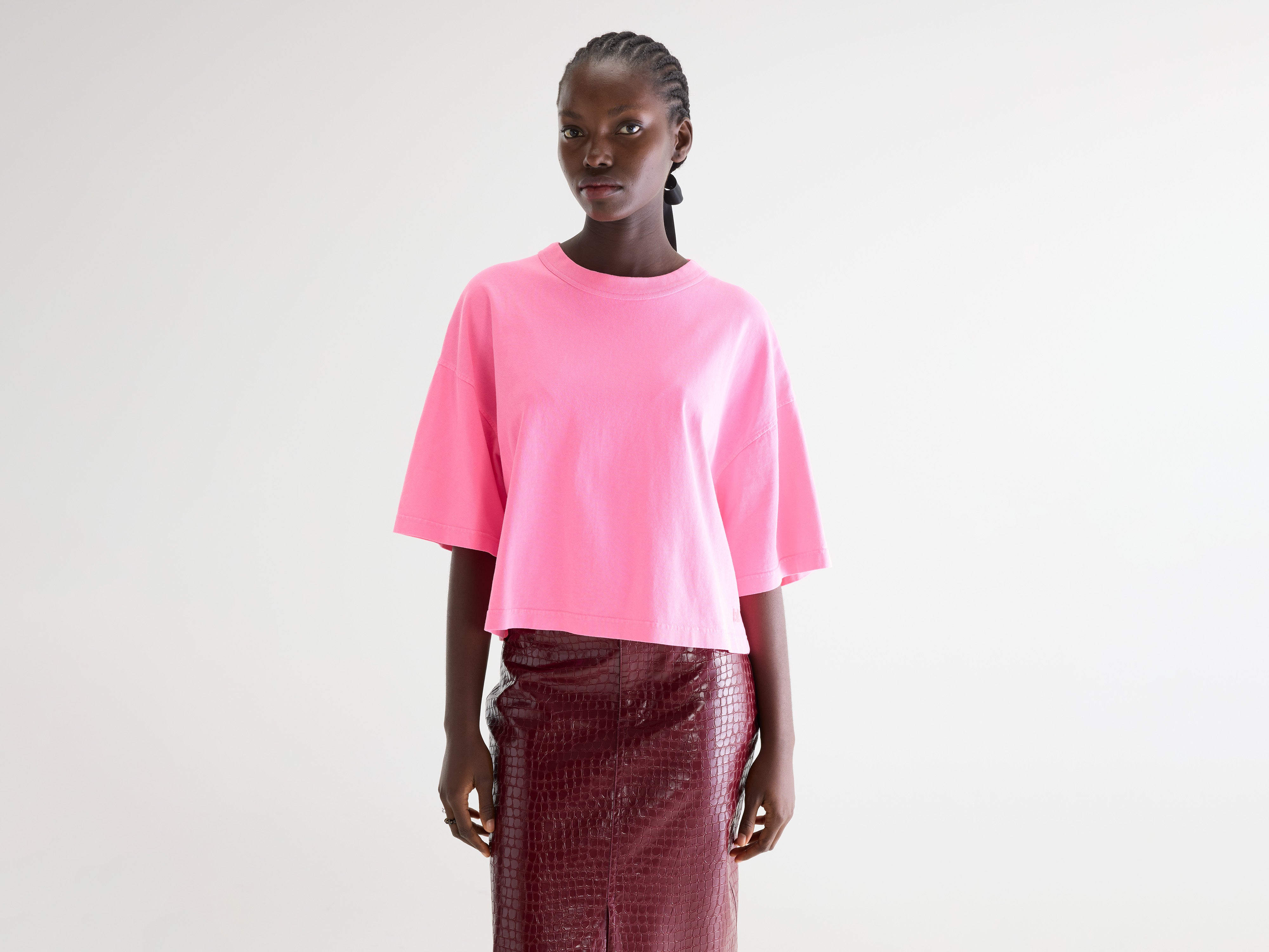 Voss short-sleeve t-shirt (261 / W / FLUO PINK)