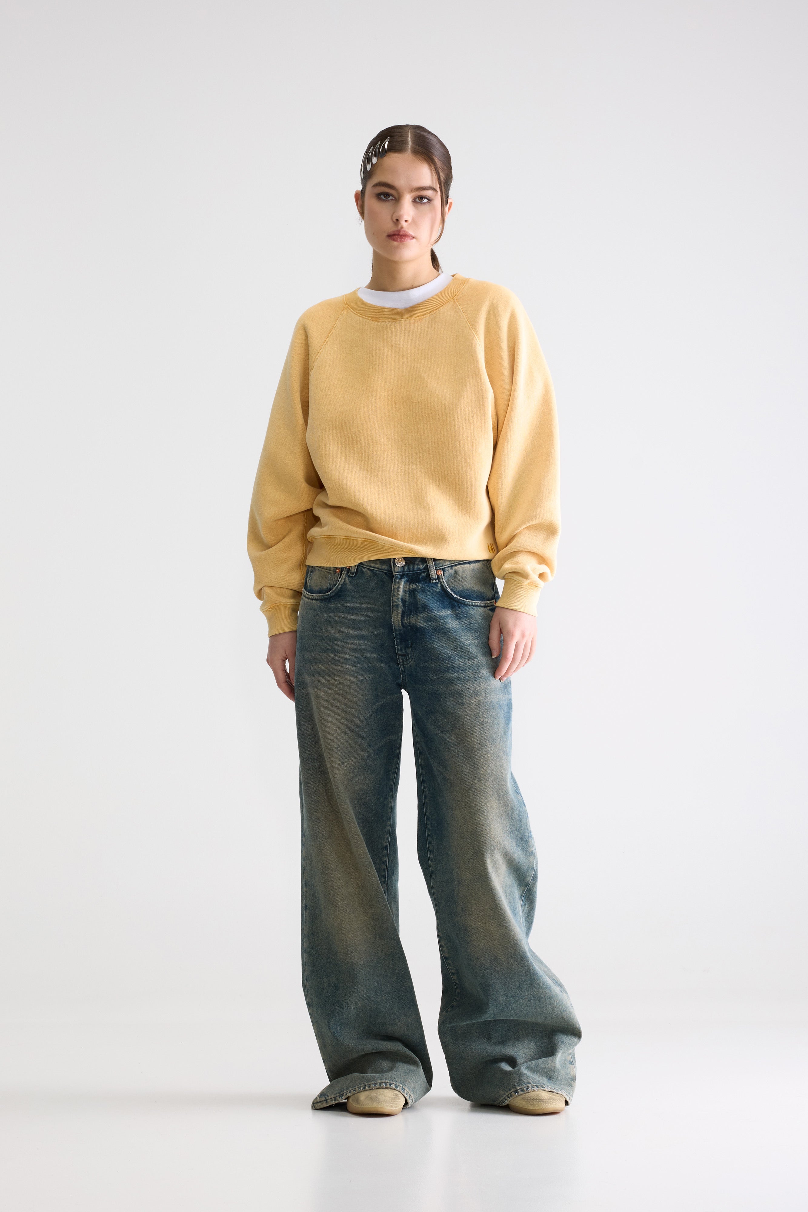 Fella relaxed sweatshirt (261 / W / SUNLIGHT)