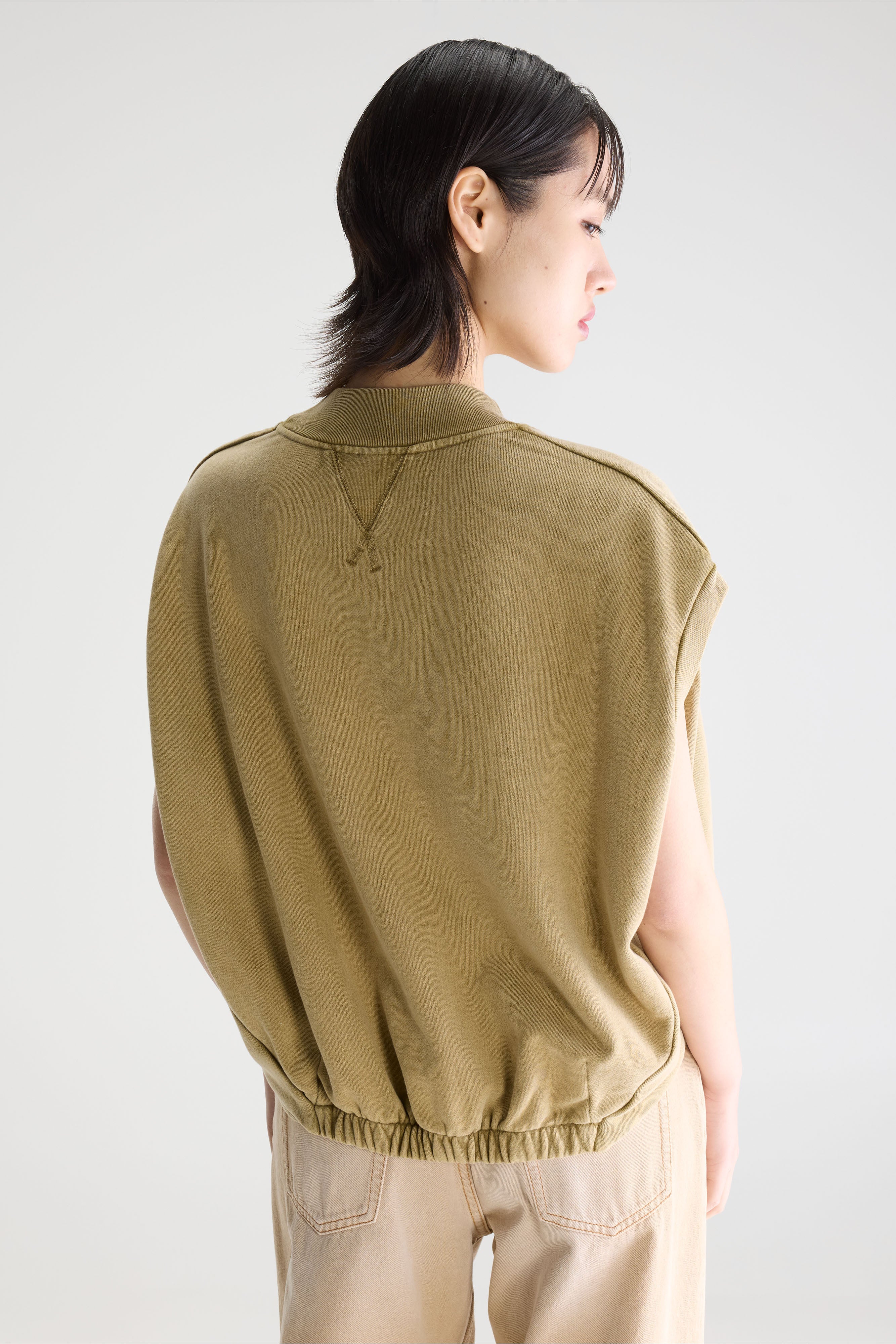Fytom sleeveless sweatshirt (261 / W / VETIVER)