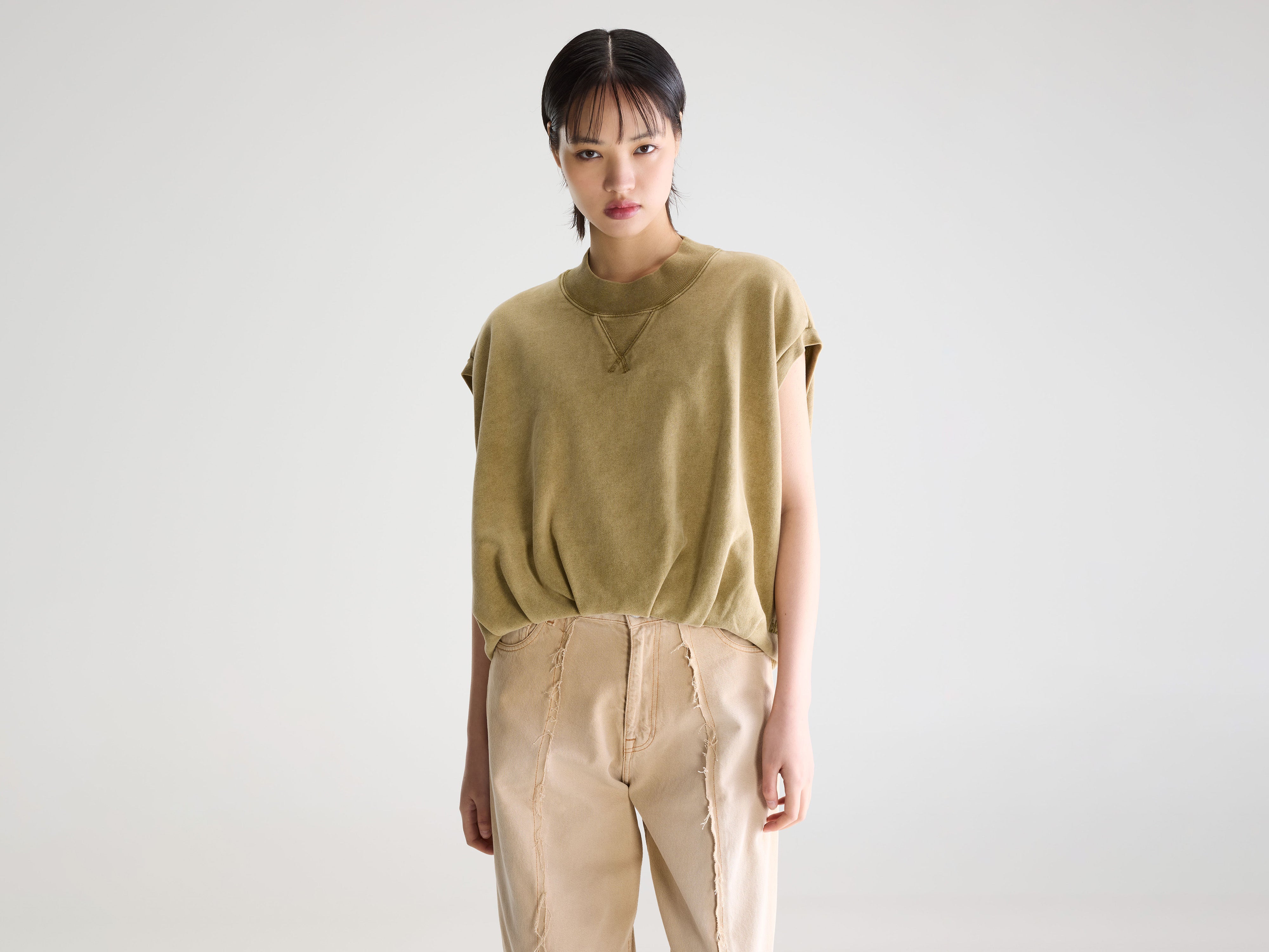 Fytom sleeveless sweatshirt (261 / W / VETIVER)
