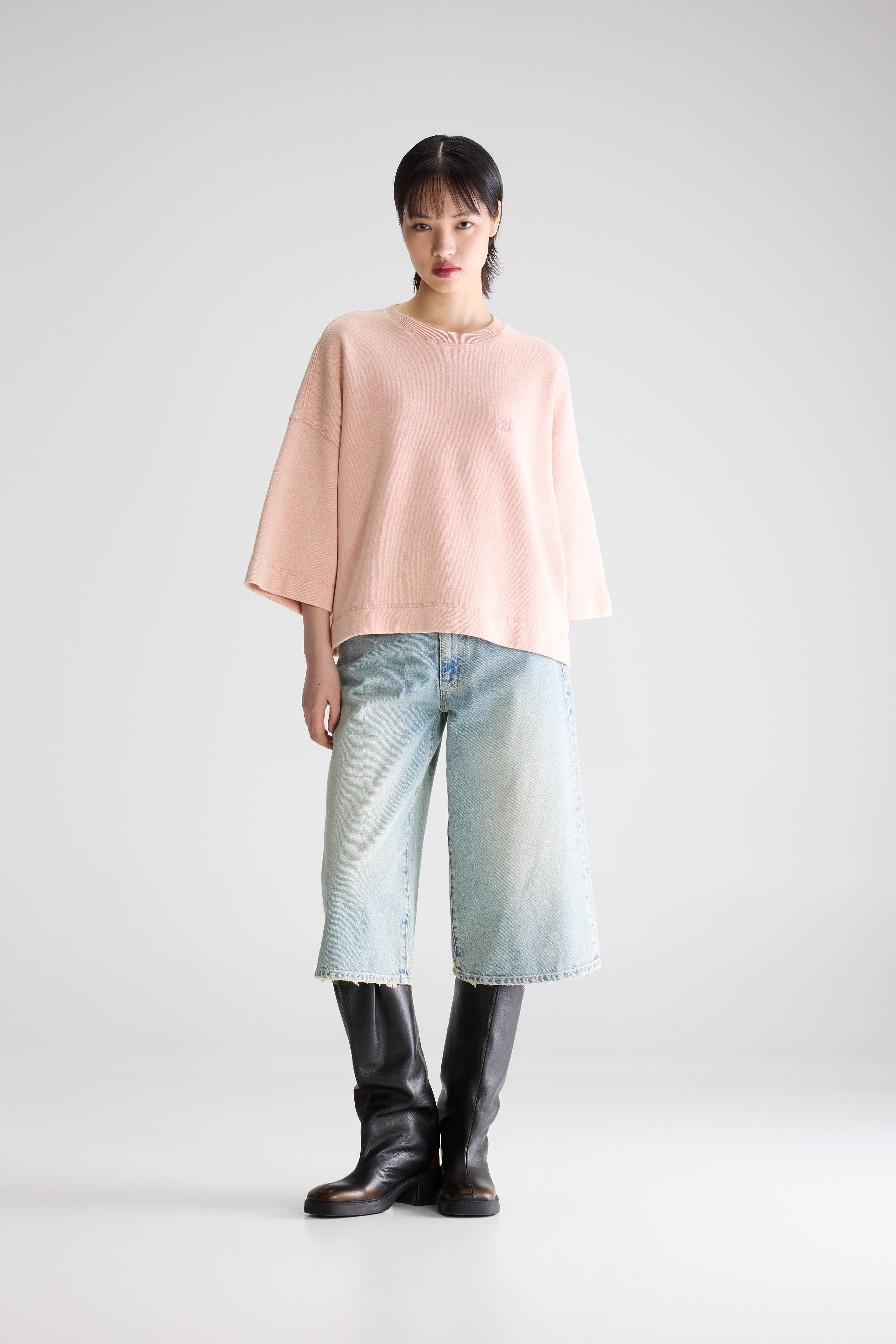 Farlol short-sleeve sweatshirt (261 / W / ROSETTE)