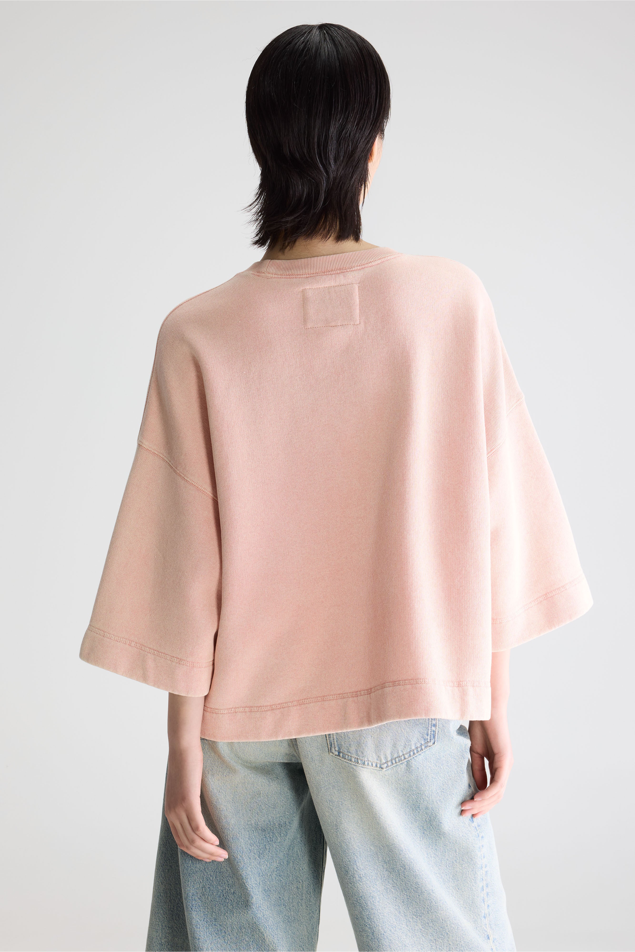 Farlol short-sleeve sweatshirt (261 / W / ROSETTE)