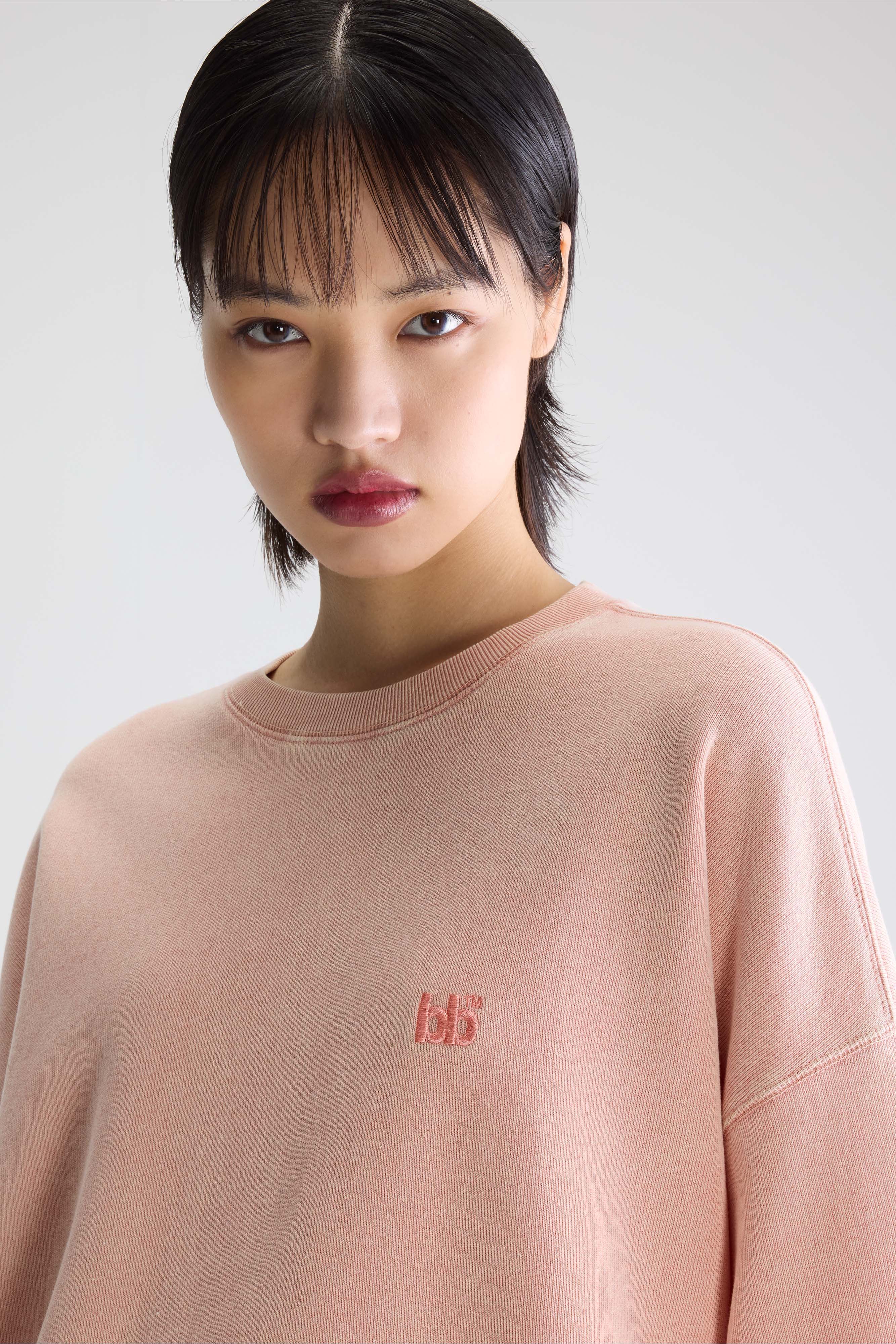 Farlol short-sleeve sweatshirt (261 / W / ROSETTE)