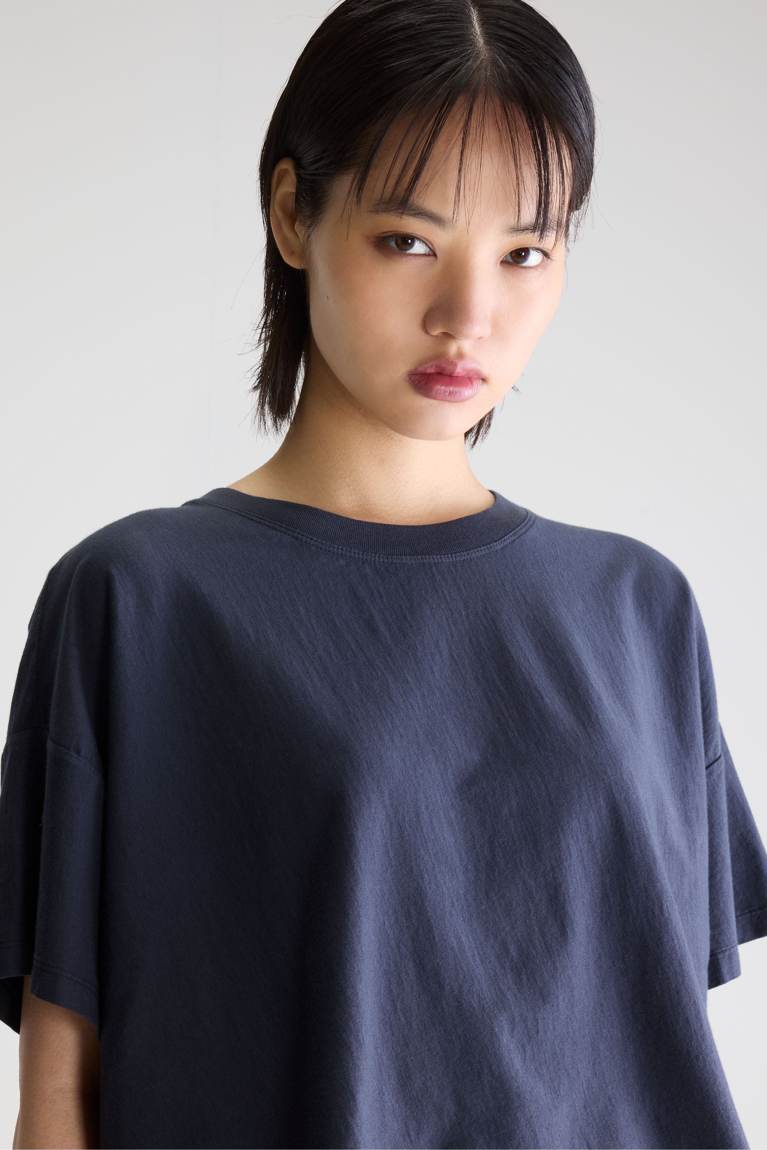 Farpy cropped t-shirt (261 / W / NAVY)